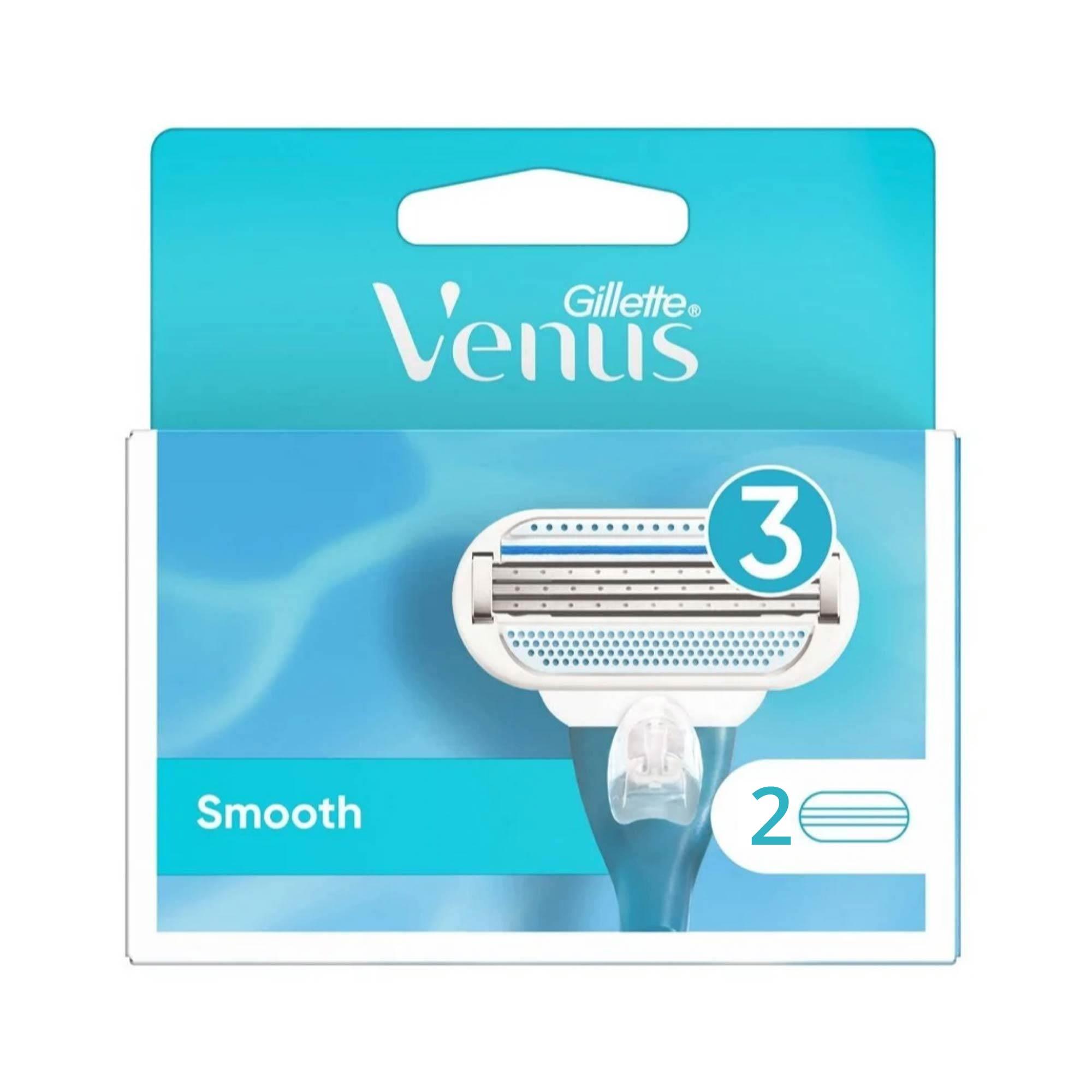 Gillette Venus Smooth 2'li Yedek Kadın Tıraş Bıçağı