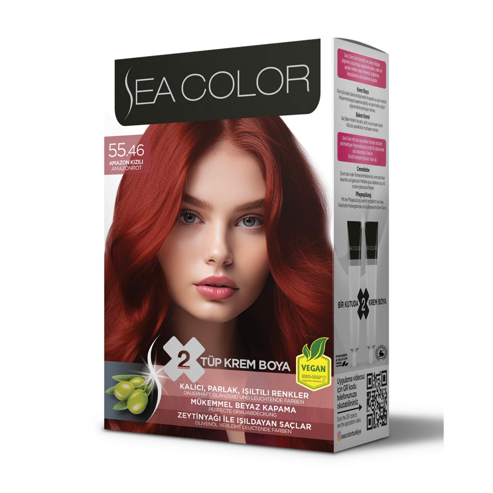 Sea Color Set Boya 55.46 Amazon Kızılı