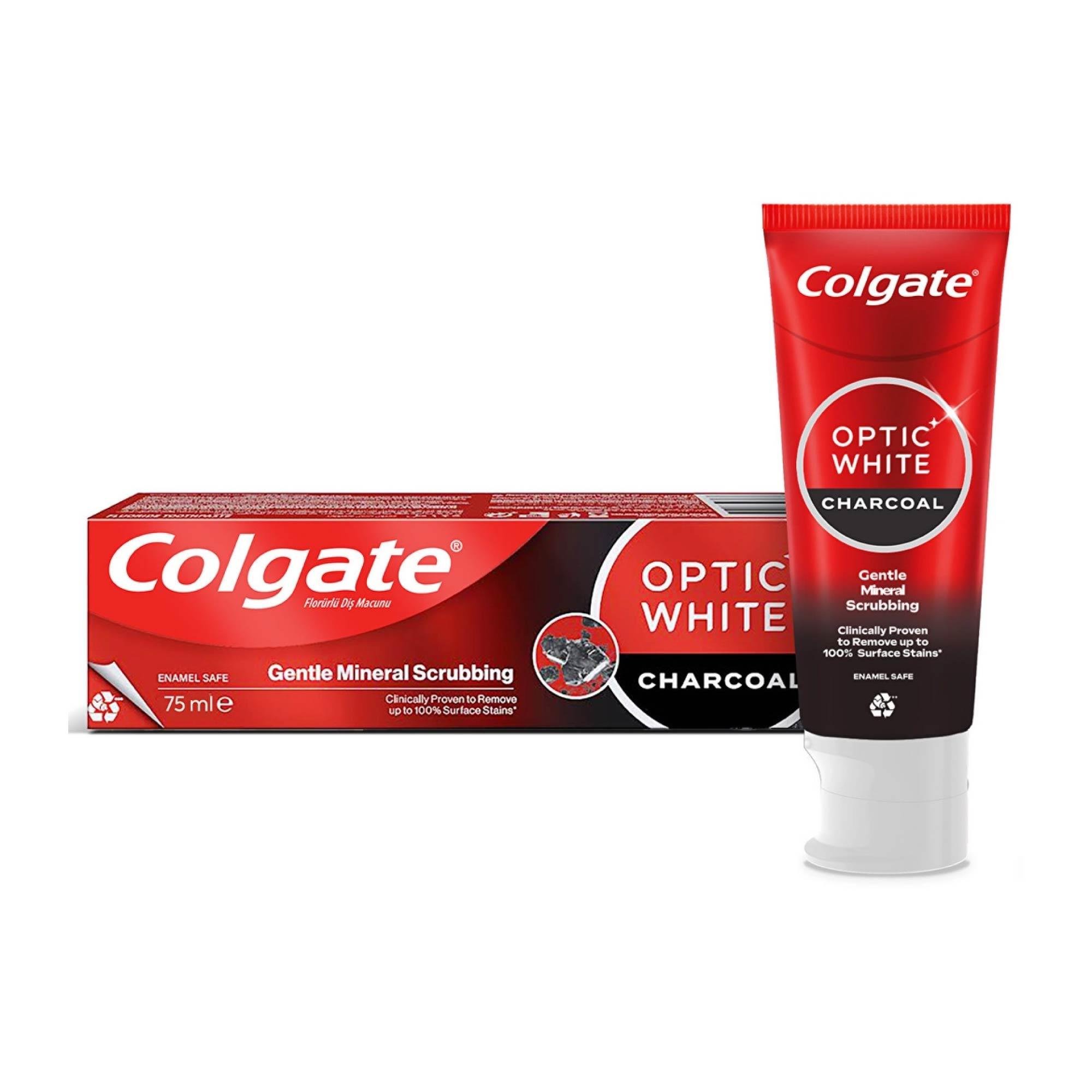 Colgate Optic White Aktif Kömür Diş Macunu 75 Ml