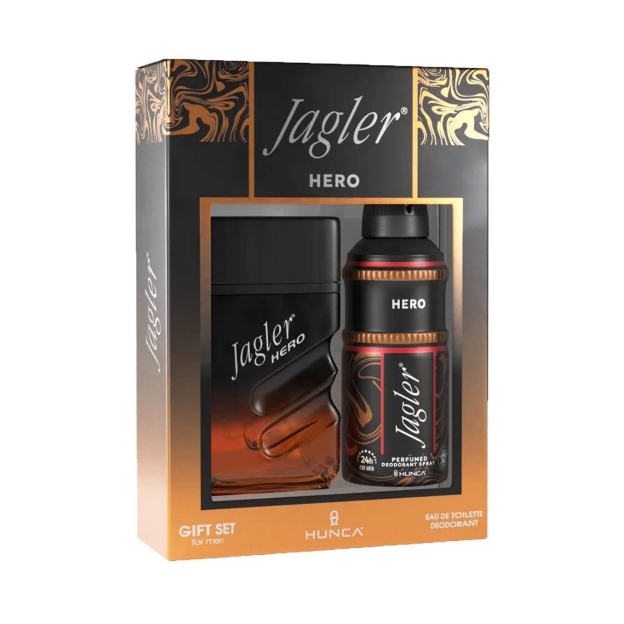 Jagler Hero Edt Parfüm Erkek 90ml + Jagler Hero Deodorant Erkek 150ml	