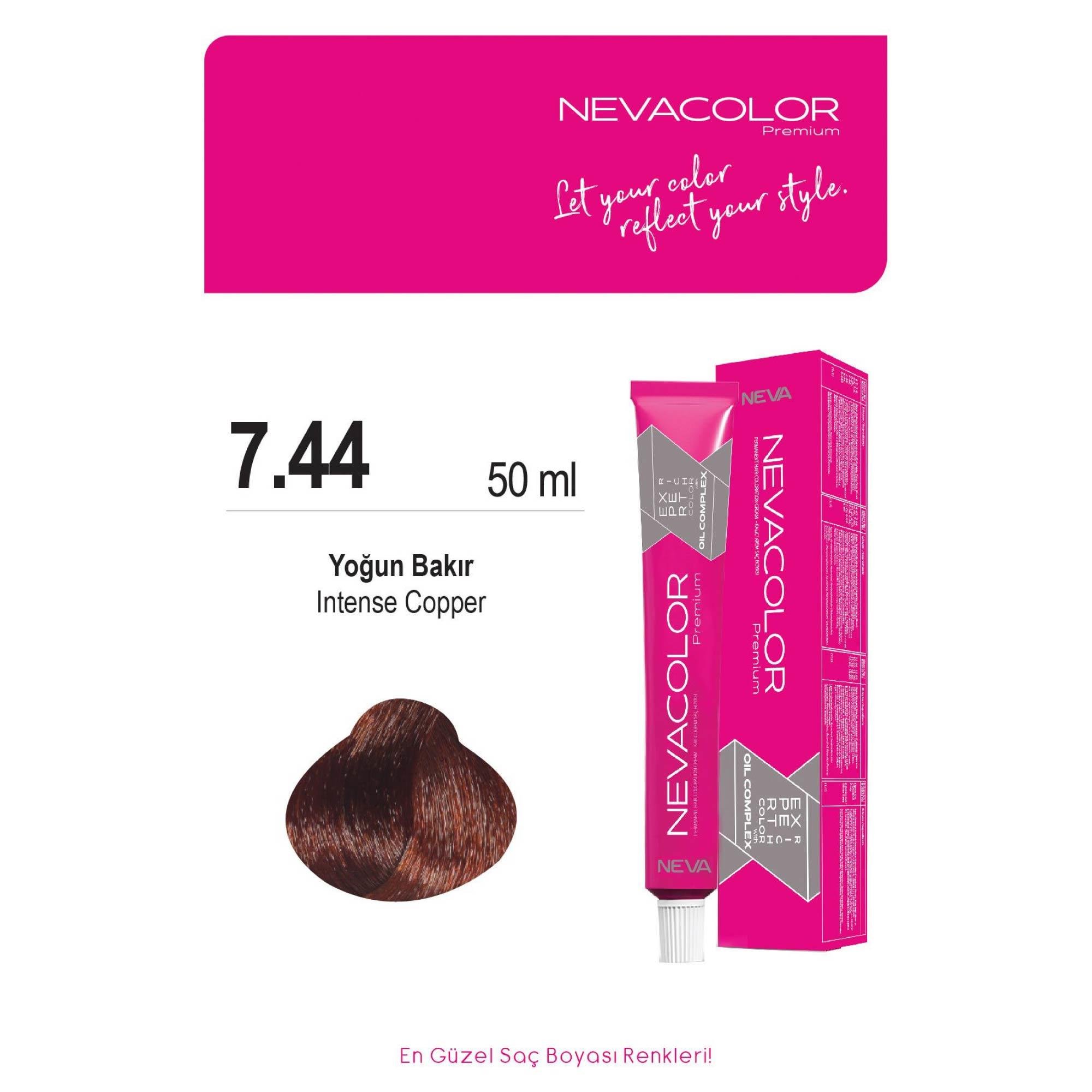 Nevacolor Tüp Boya 7.44 Yoğun Bakır