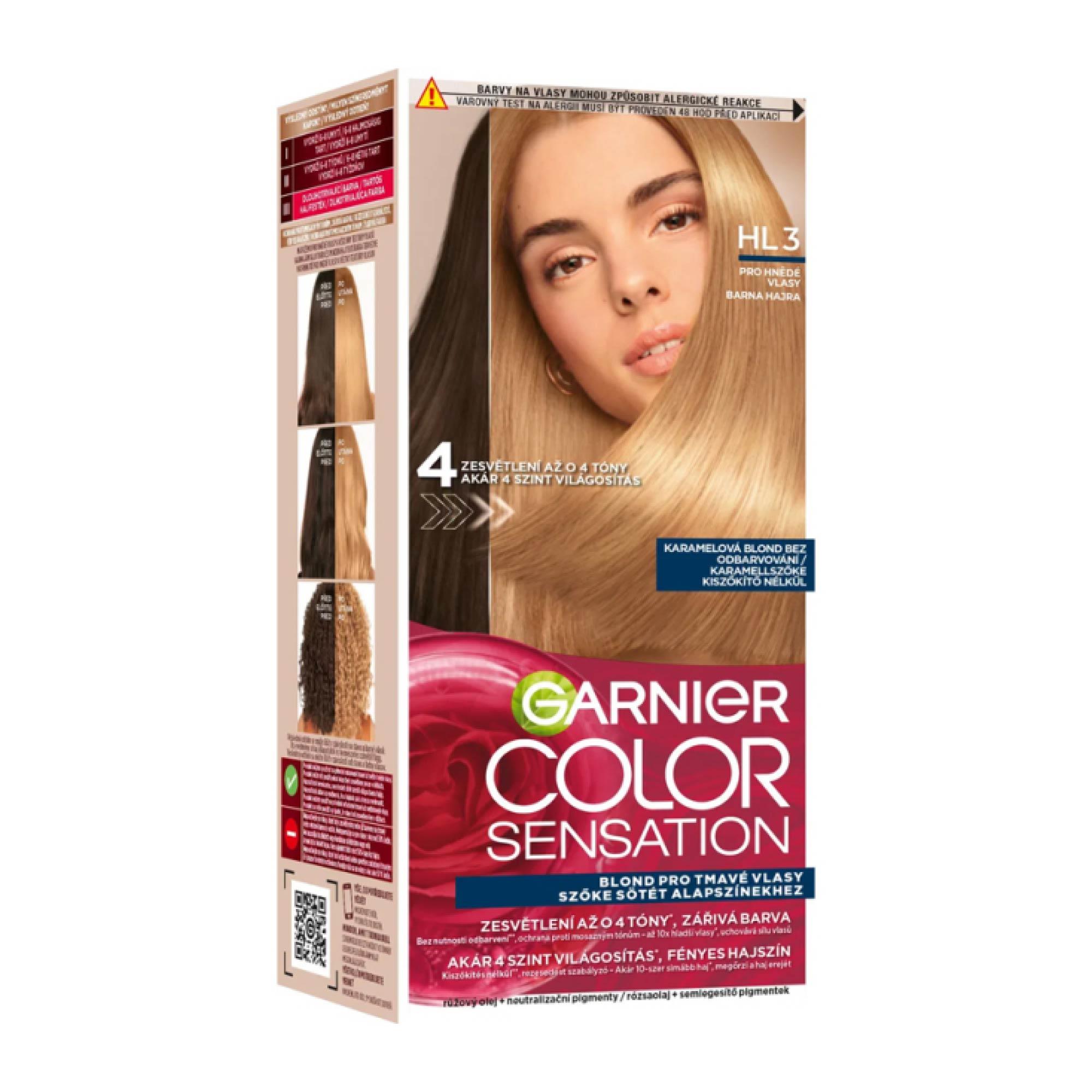 Garnier Çarpıcı Renkler Yoğun Kalıcı Krem Saç Boyası Sarı HL3