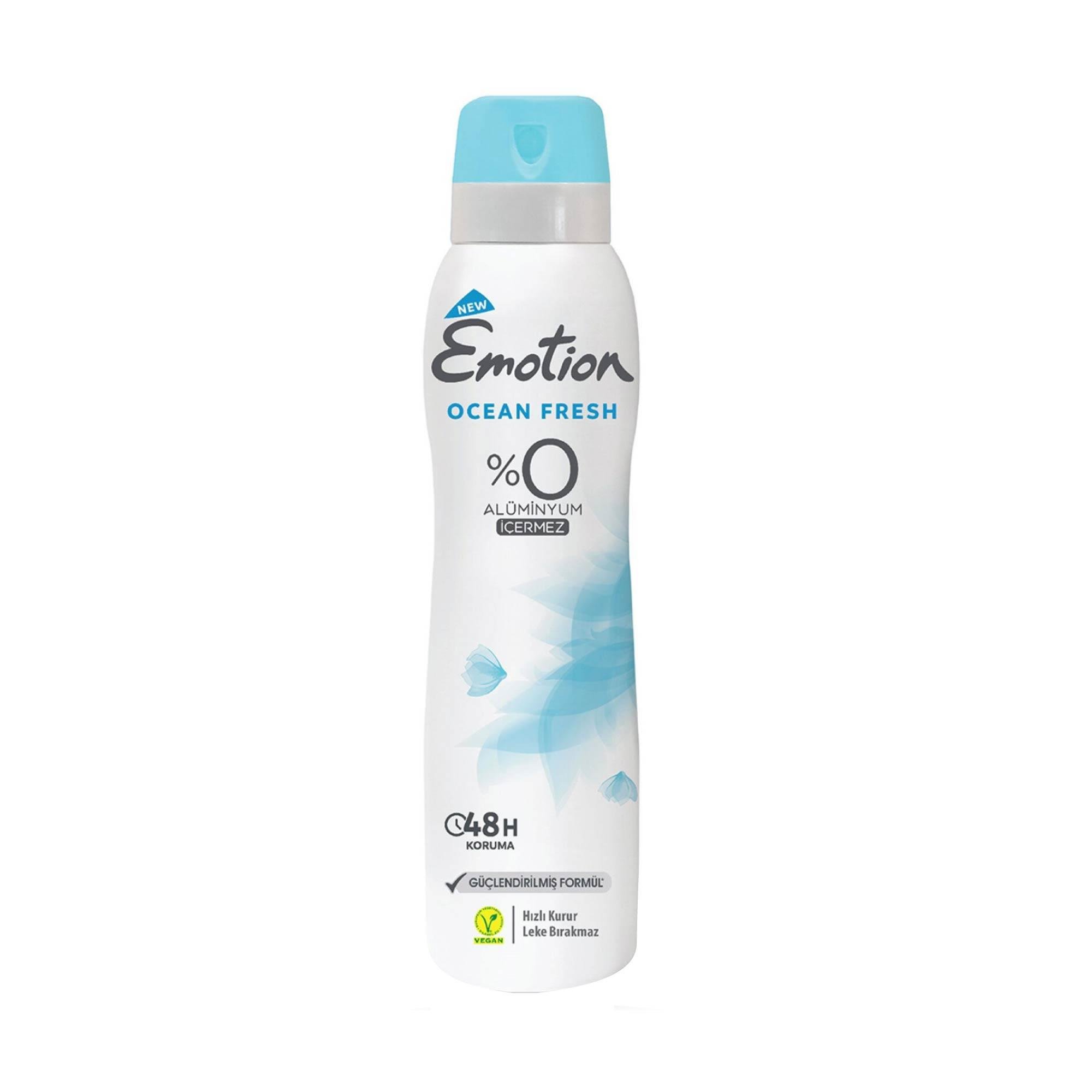 Emotion Deodorant Ocean Fresh Kadın 150 Ml.