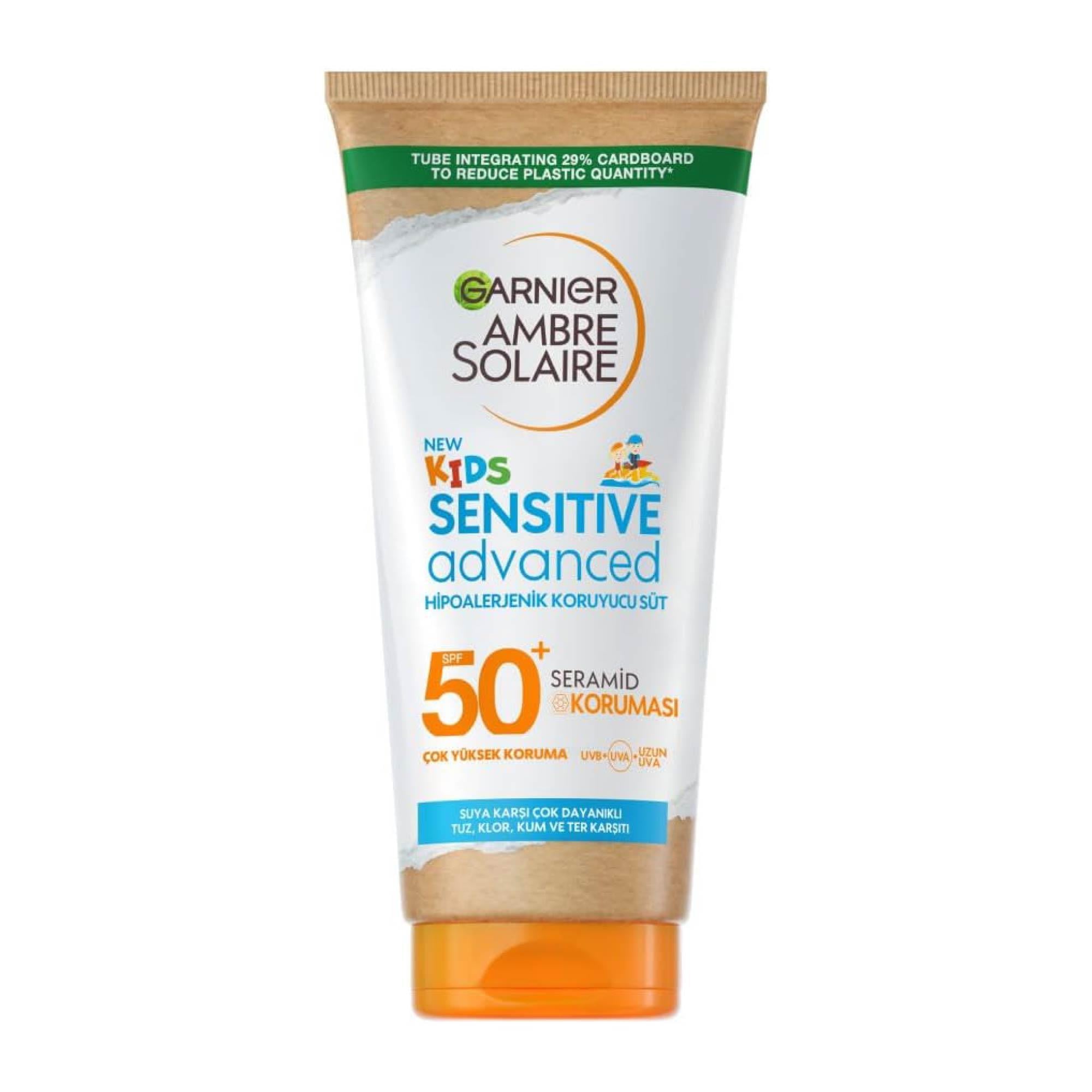 Garnier Kids Sensitive Advanced Güneş Koruyucu Süt SPF +50 175 ml