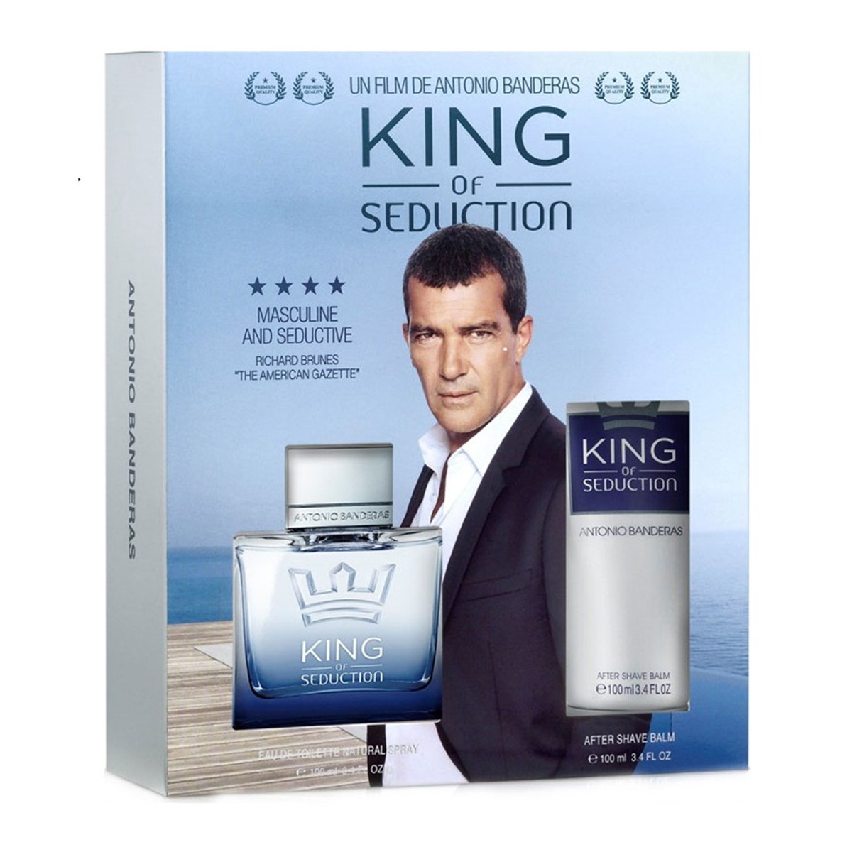 Antonio Banderas King Of Seduction EDT For Men Parfüm 100ml + After Shave Balm 100ml