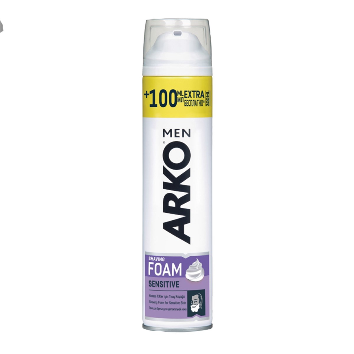 Arko Men Shaving Foam Sensitive Hassas Ciltler İçin Tıraş Köpüğü 300ml