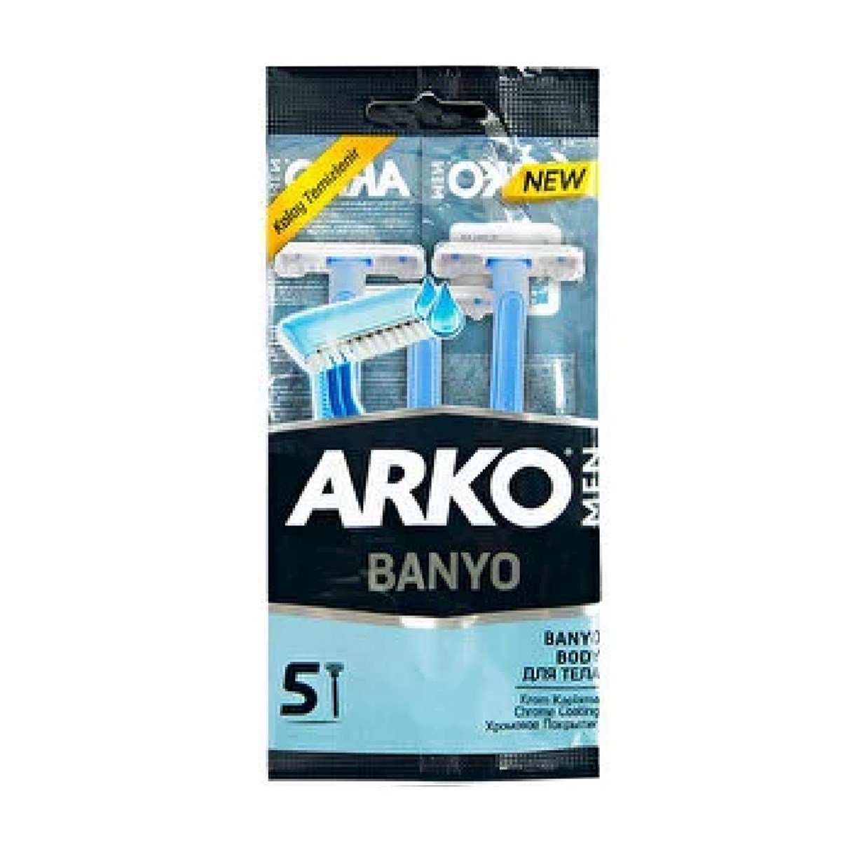 Arko Men Tıraş Bıçağı Banyo 5 Adet 