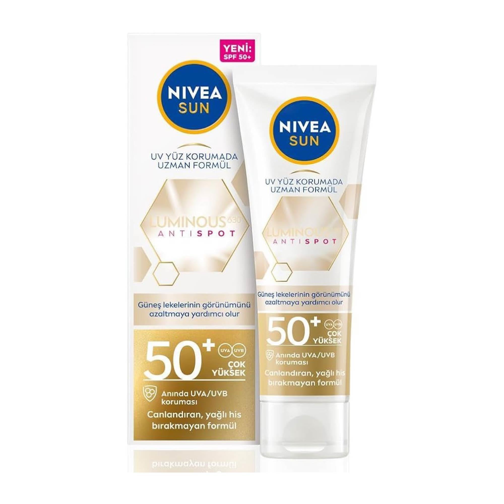 Nivea Luminous 630 Leke Karşıtı Güneş  Koruyucu Yüz Kremi 40 ml