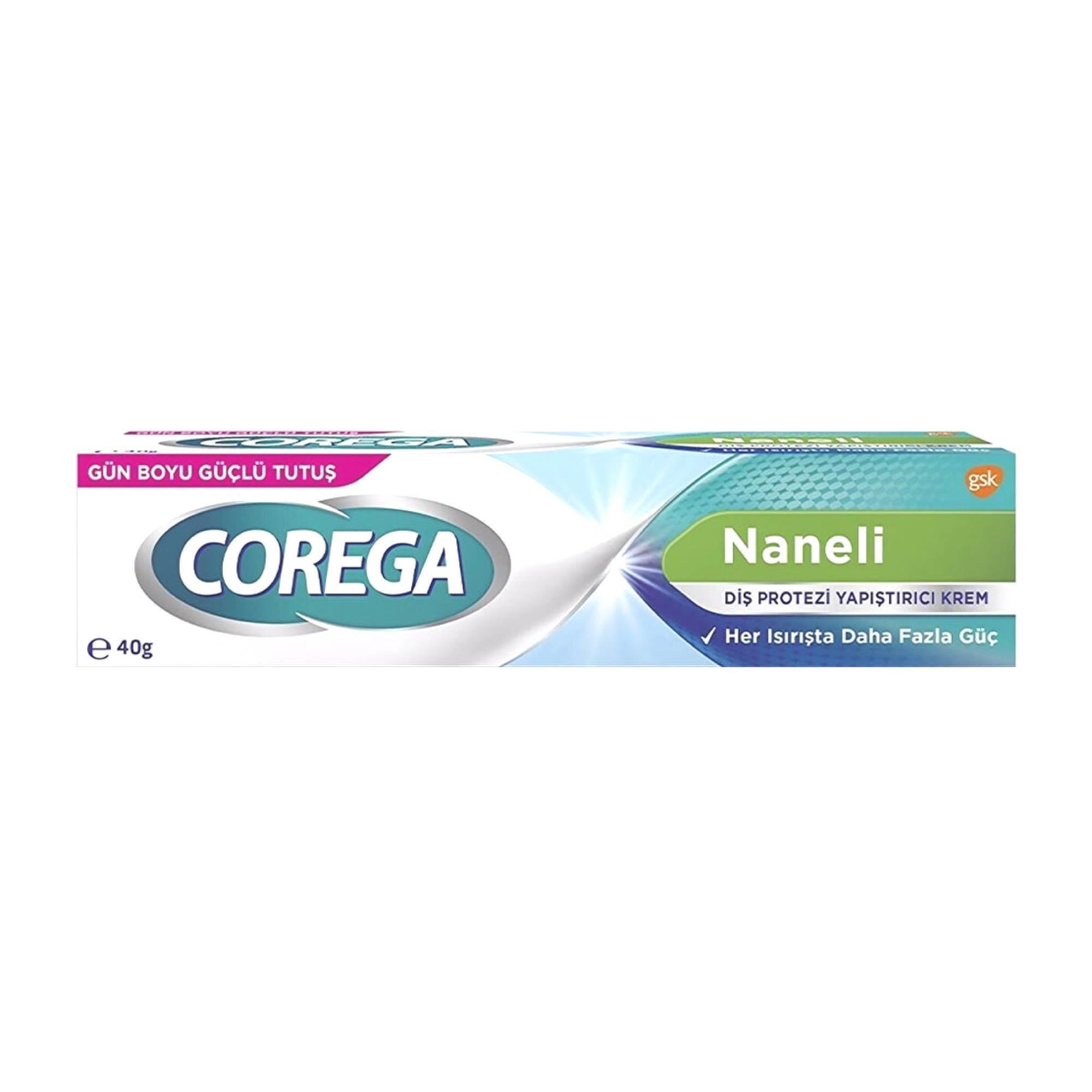Corega Naneli Diş Protezi Yapıştırıcı Krem 40g