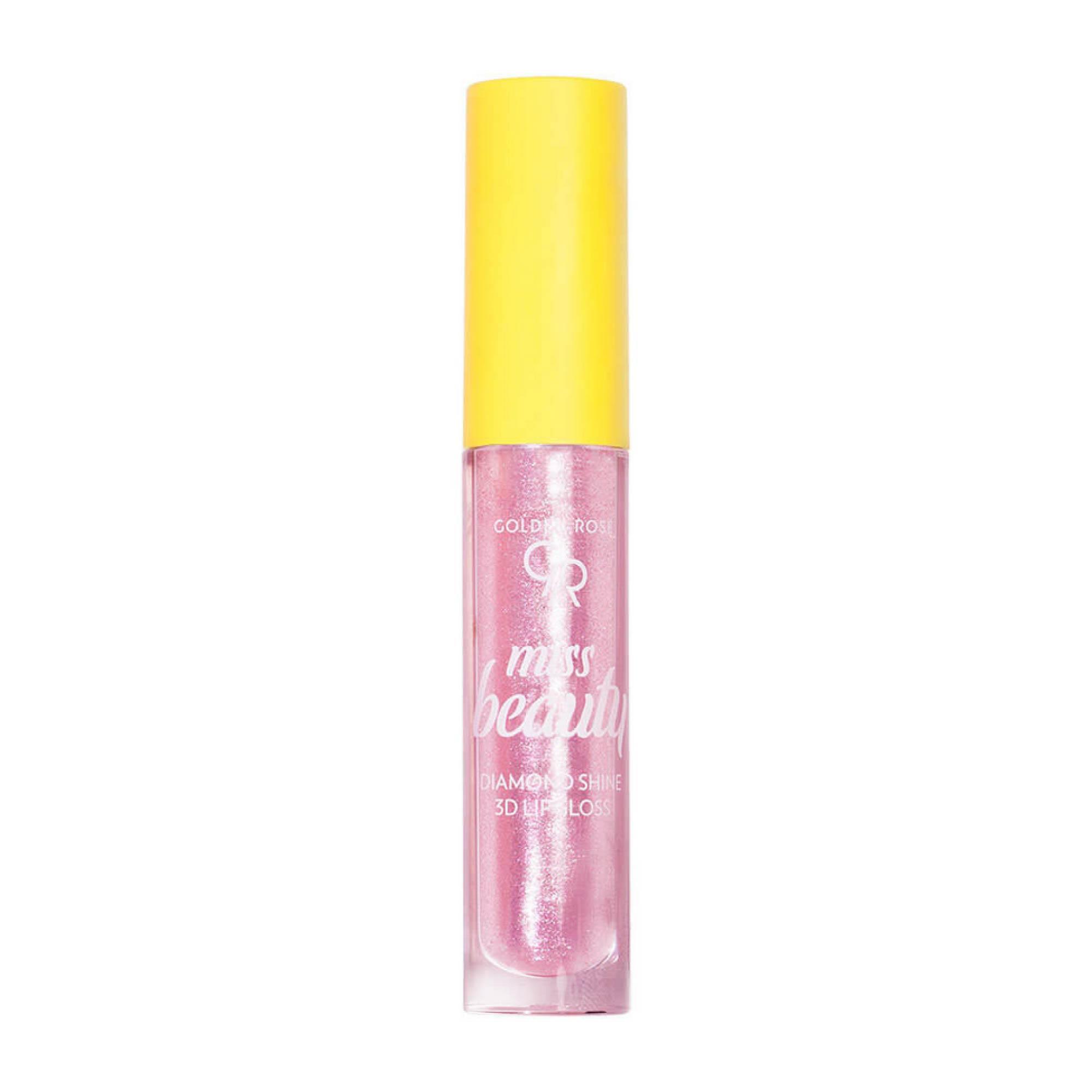 Golden Rose Miss Beauty  Diamond Shine 3D LipGloss Ruj 01 Pink Trip