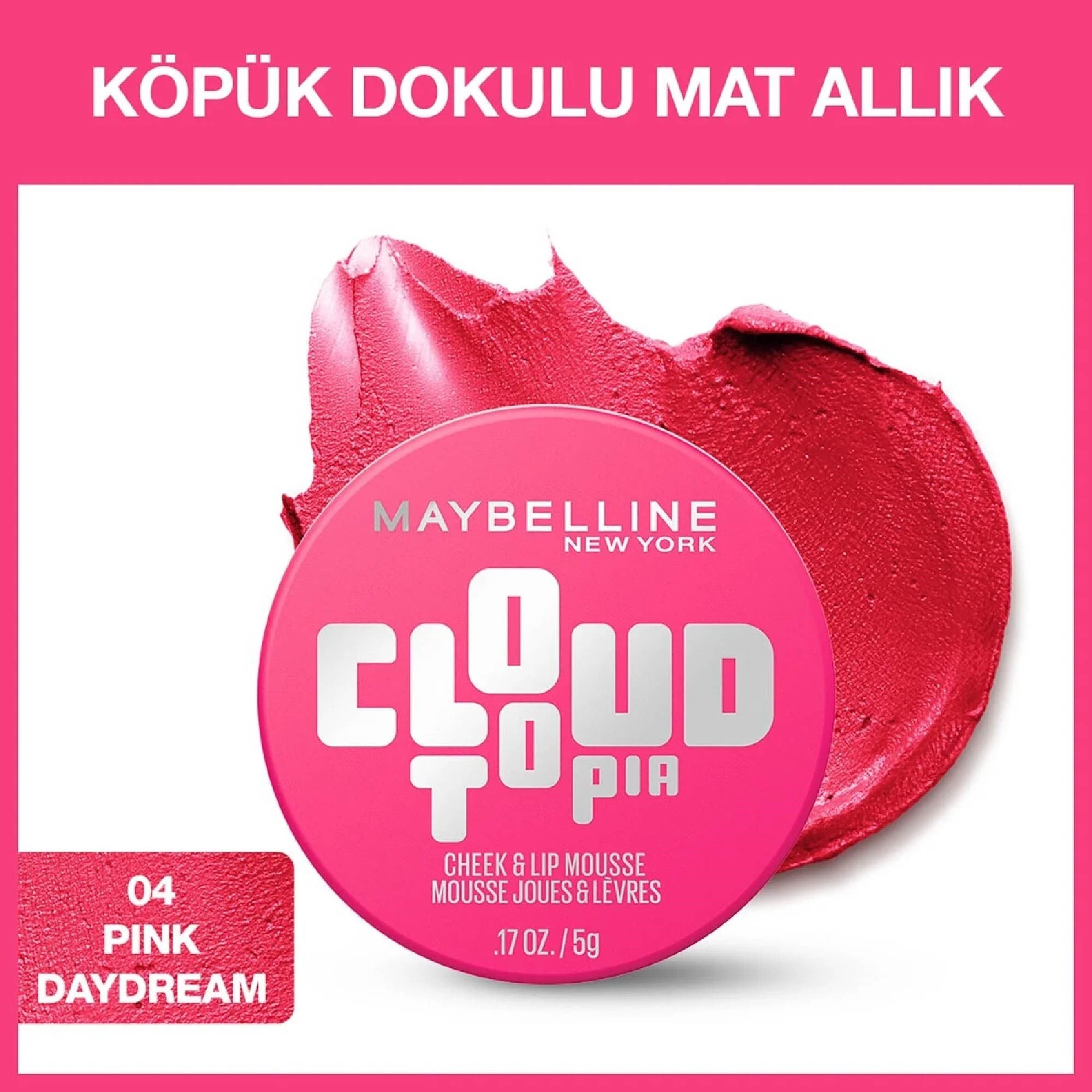 Maybelline Cloudtopia Allık 04 Pink Daydream