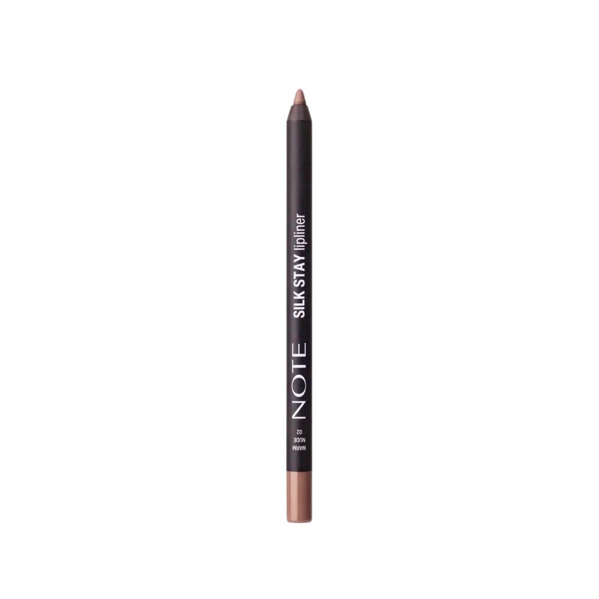 Note Silk Stay Lipliner 02 Warm Nude