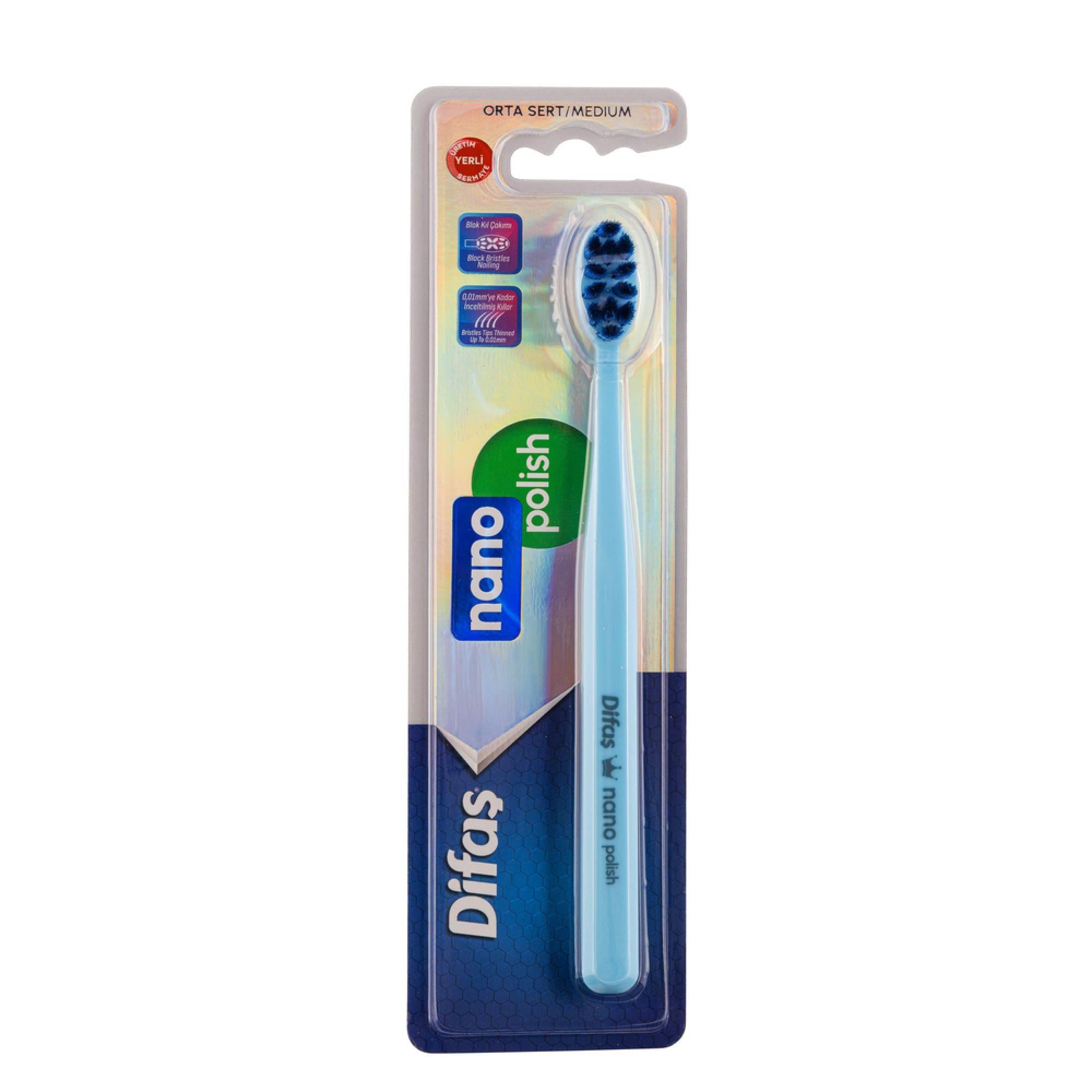 Difaş Nano Polish Orta Sert (Medium) Diş Fırçası