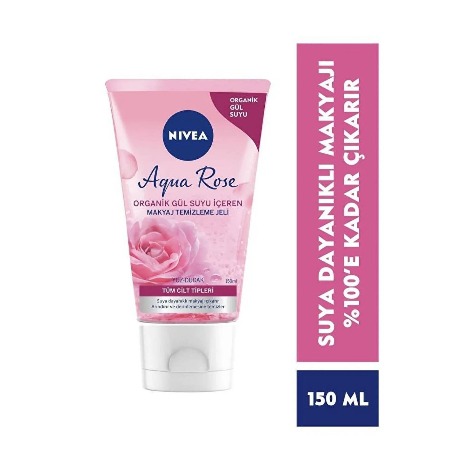 Nivea Aqua Rose Organik Gül Suyu İçeren Makyaj Temizleme Jeli 150 ml