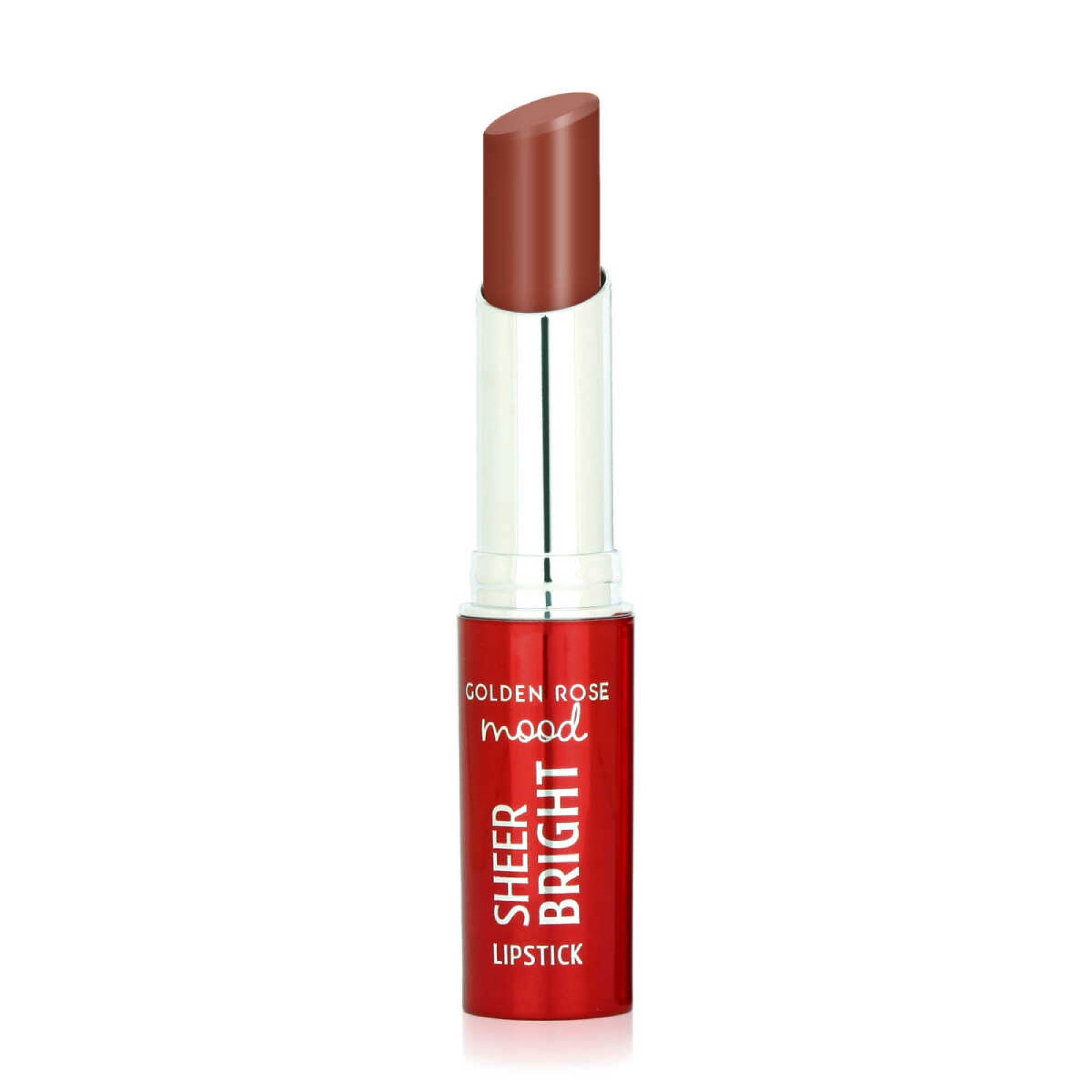 Golden Rose Mood Sheer Bright Lipstick 105 Hazelnut
