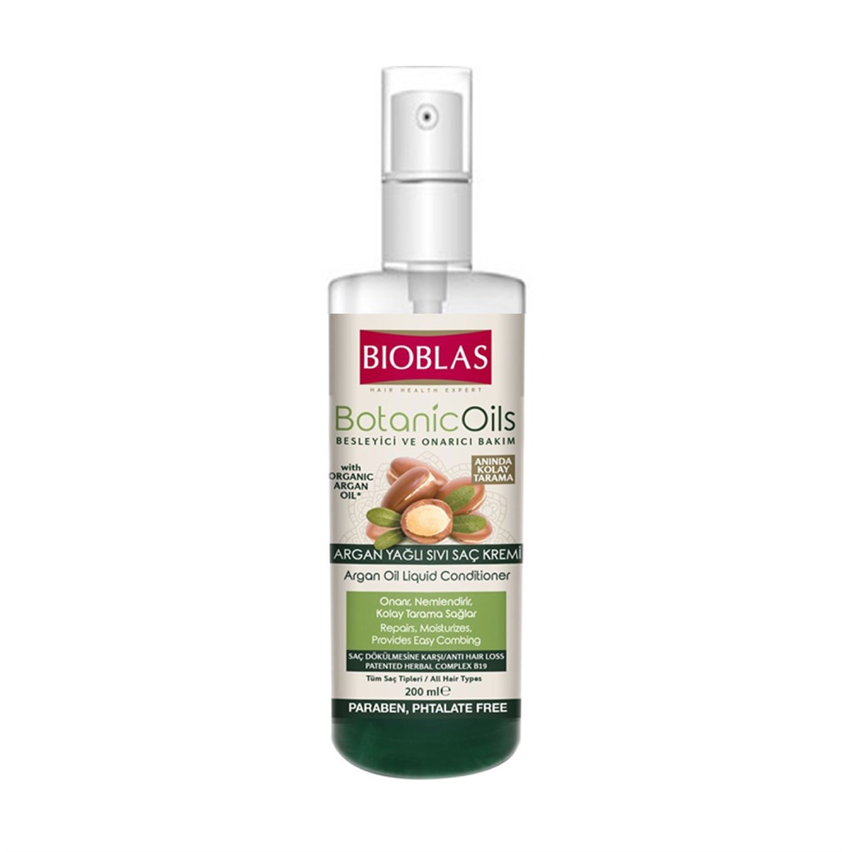 Bioblas Botanic Oils Besleyici ve Onarıcı Argan Yağlı Sıvı Saç Kremi 200ml  - Platin
