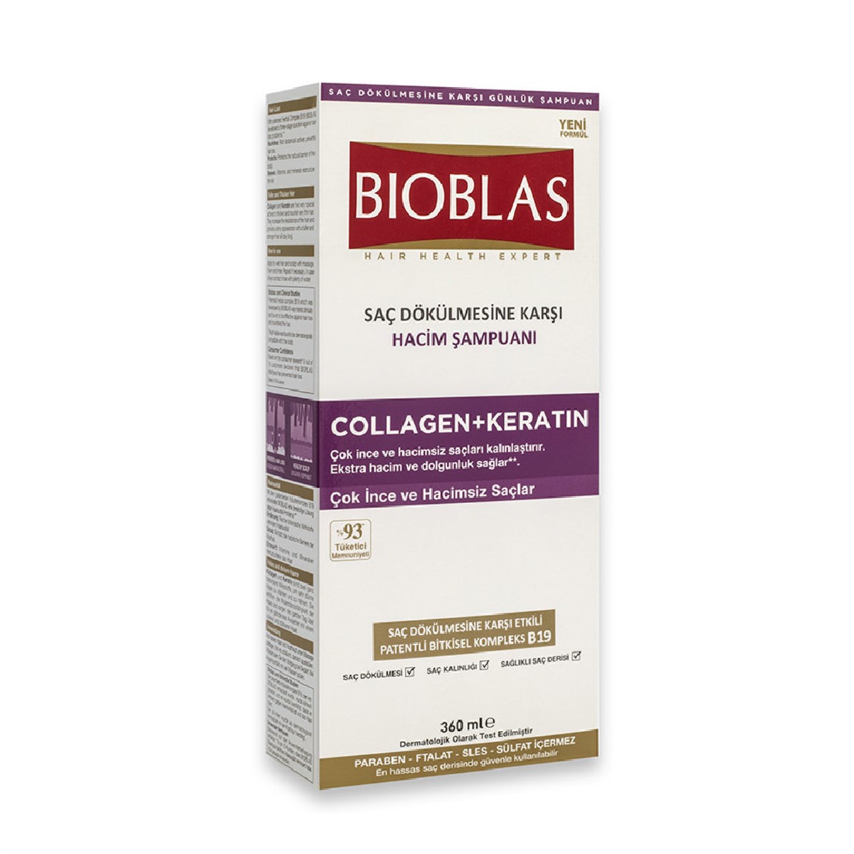 Bioblas Şampuan Collagen Keratin Saç Dökülmesine Karşı 360ml