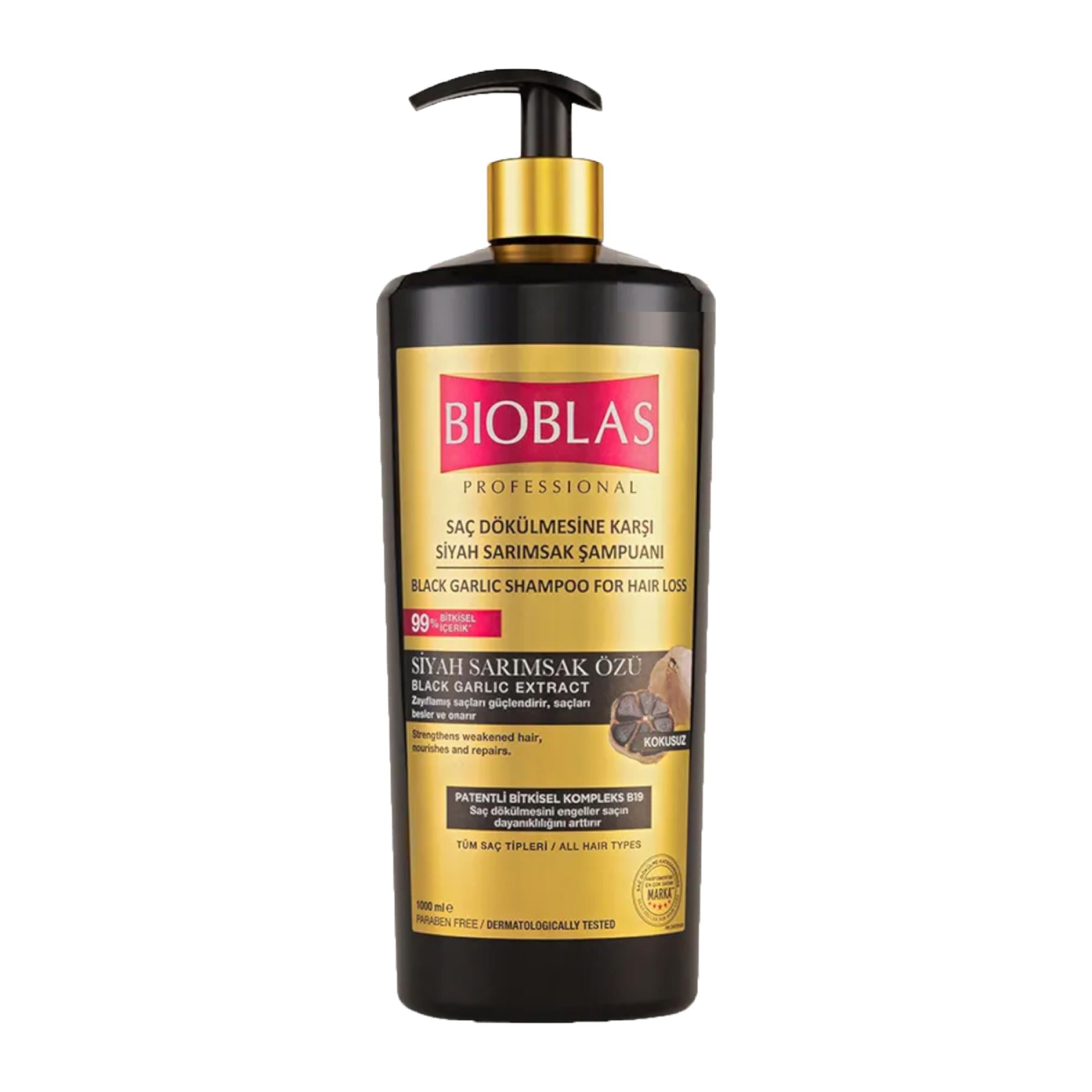 Bioblas Şampuan Siyah Sarımsak Özlü 1000 ml 
