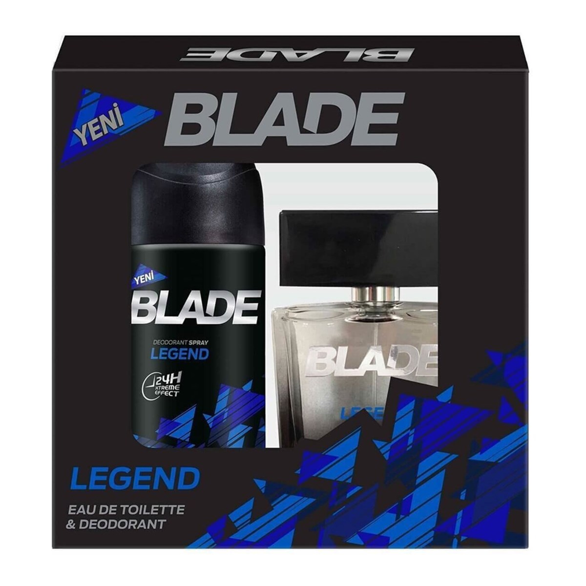 Blade Legend Erkek Parfüm 100ml + Blade Legend Deodorant 150ml - Platin