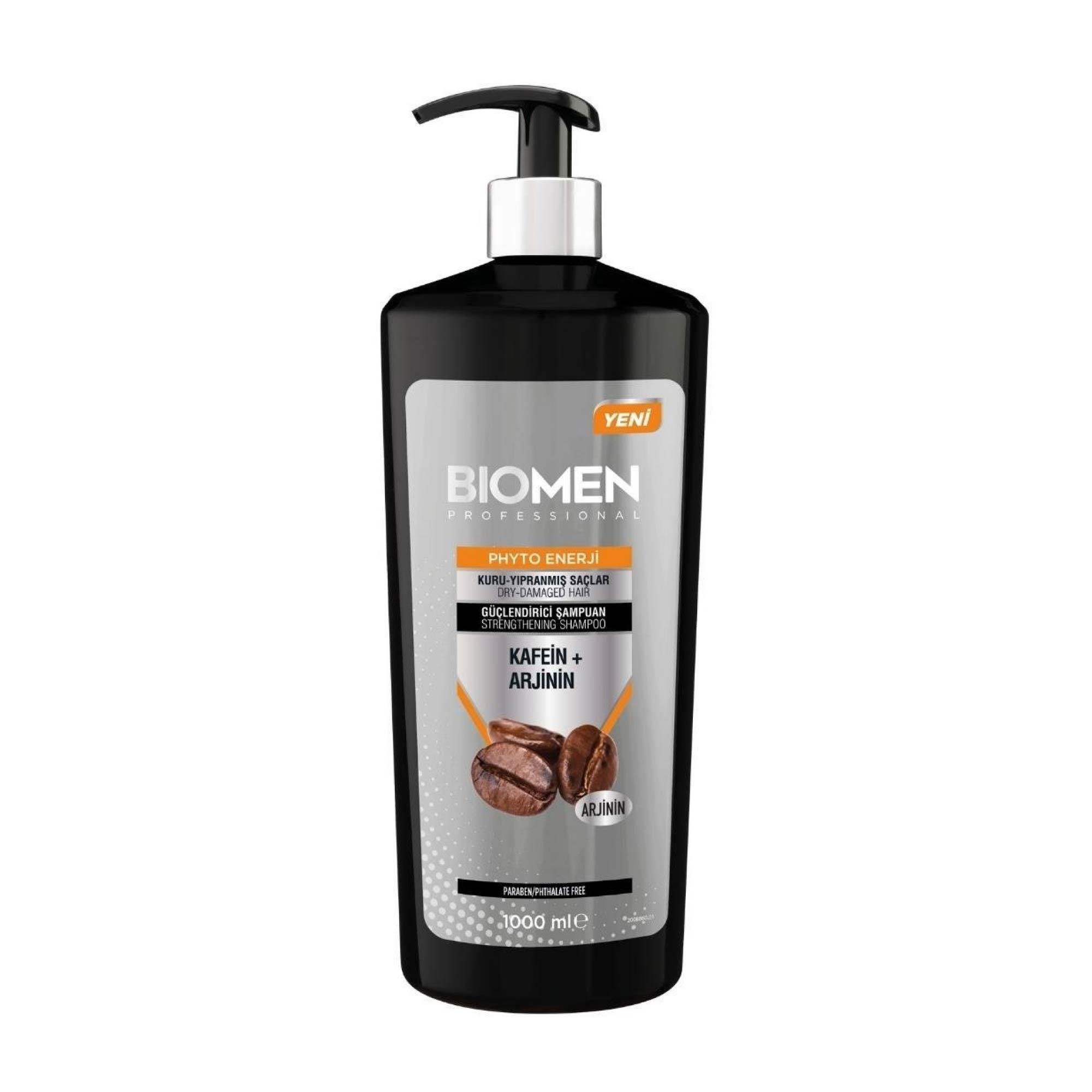 Biomen Şampuan Phyto Enerji Kafein Arjinin Güçlendirici Şampuan 1000ml