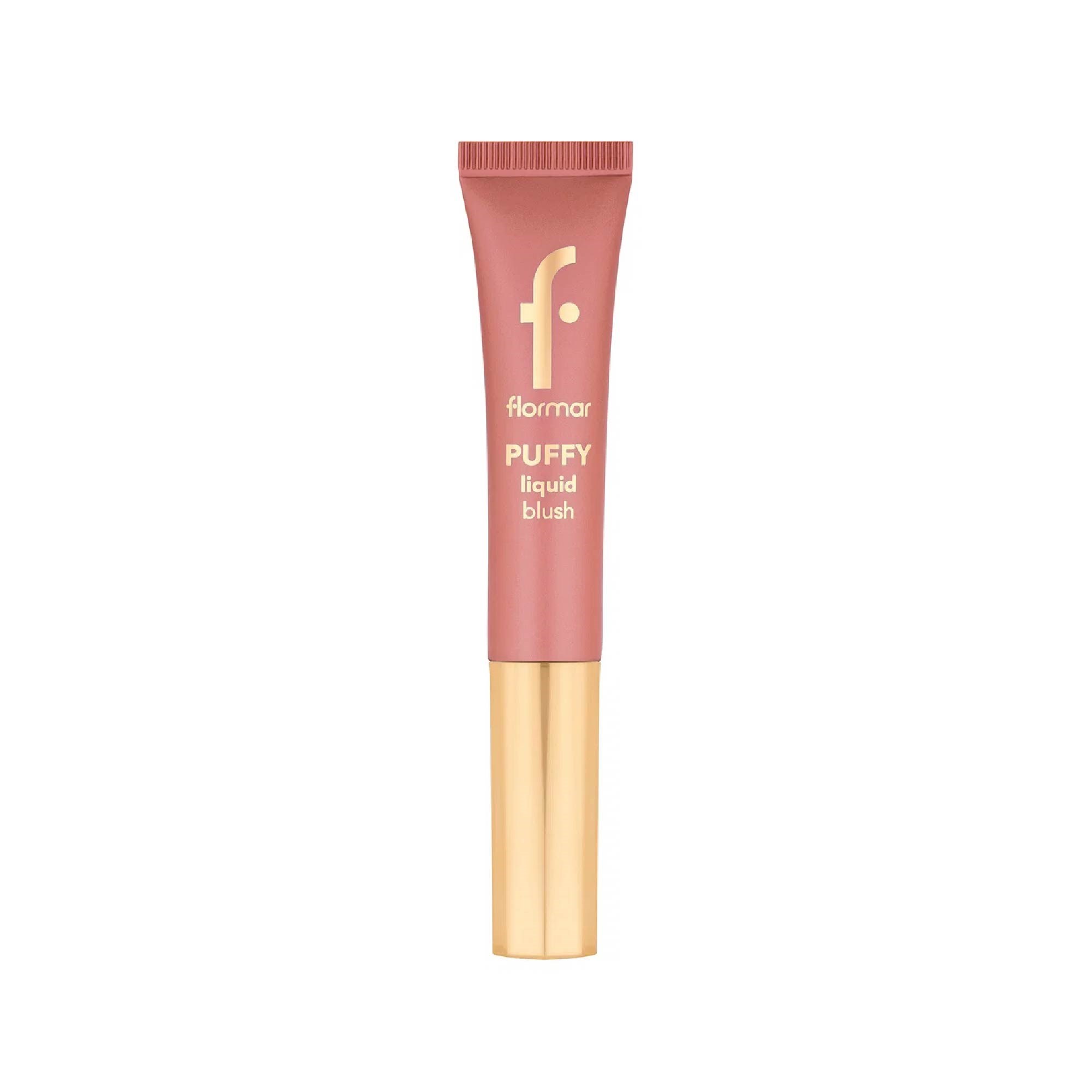 Flormar Puffy Liquid Nemlendirici Etkili & Parlak Bitişli Sünger Aplikatörlü Likit Allık 004 Wish