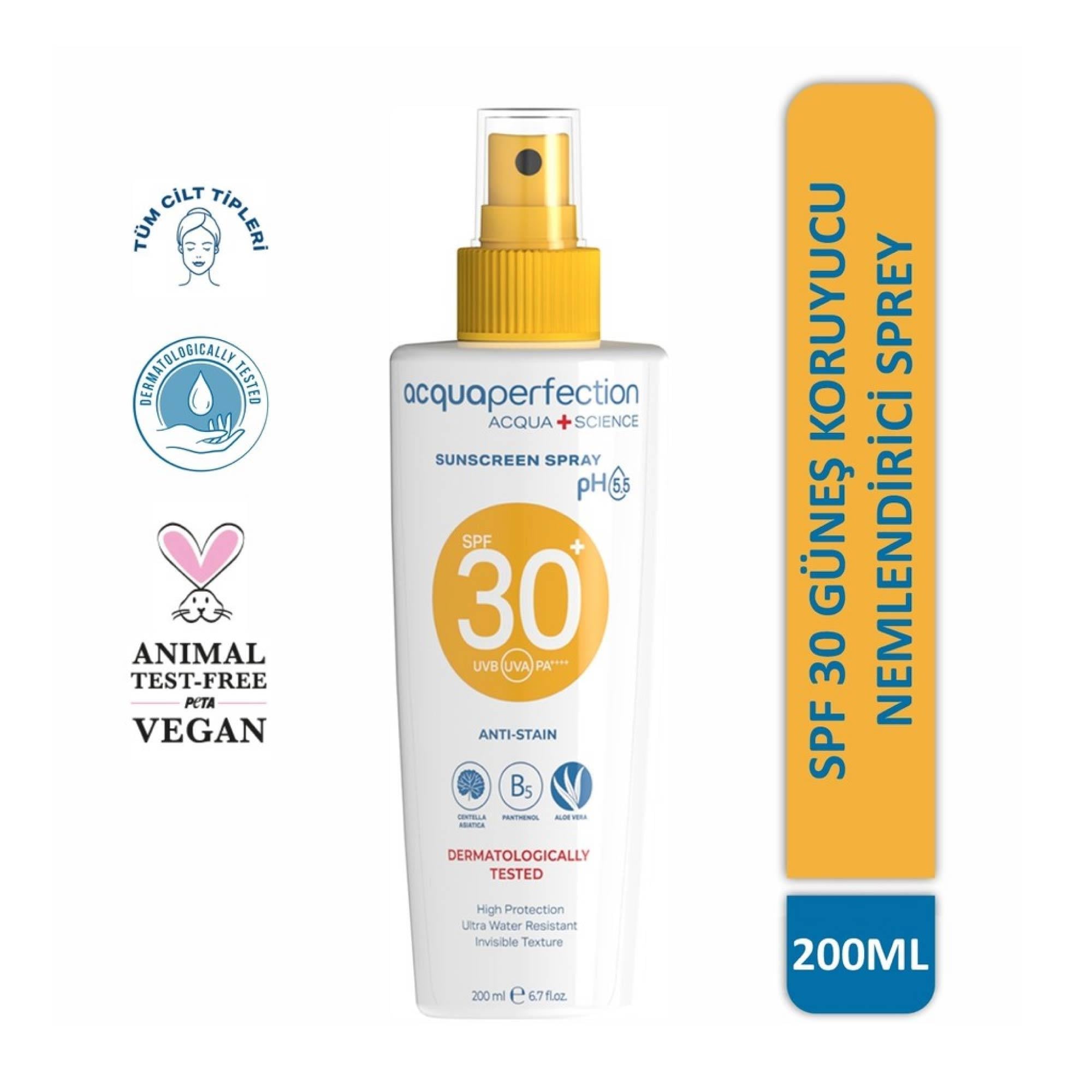 Acqua Perfection Güneş Koruyucu Sprey SPF 30+ 200 ml
