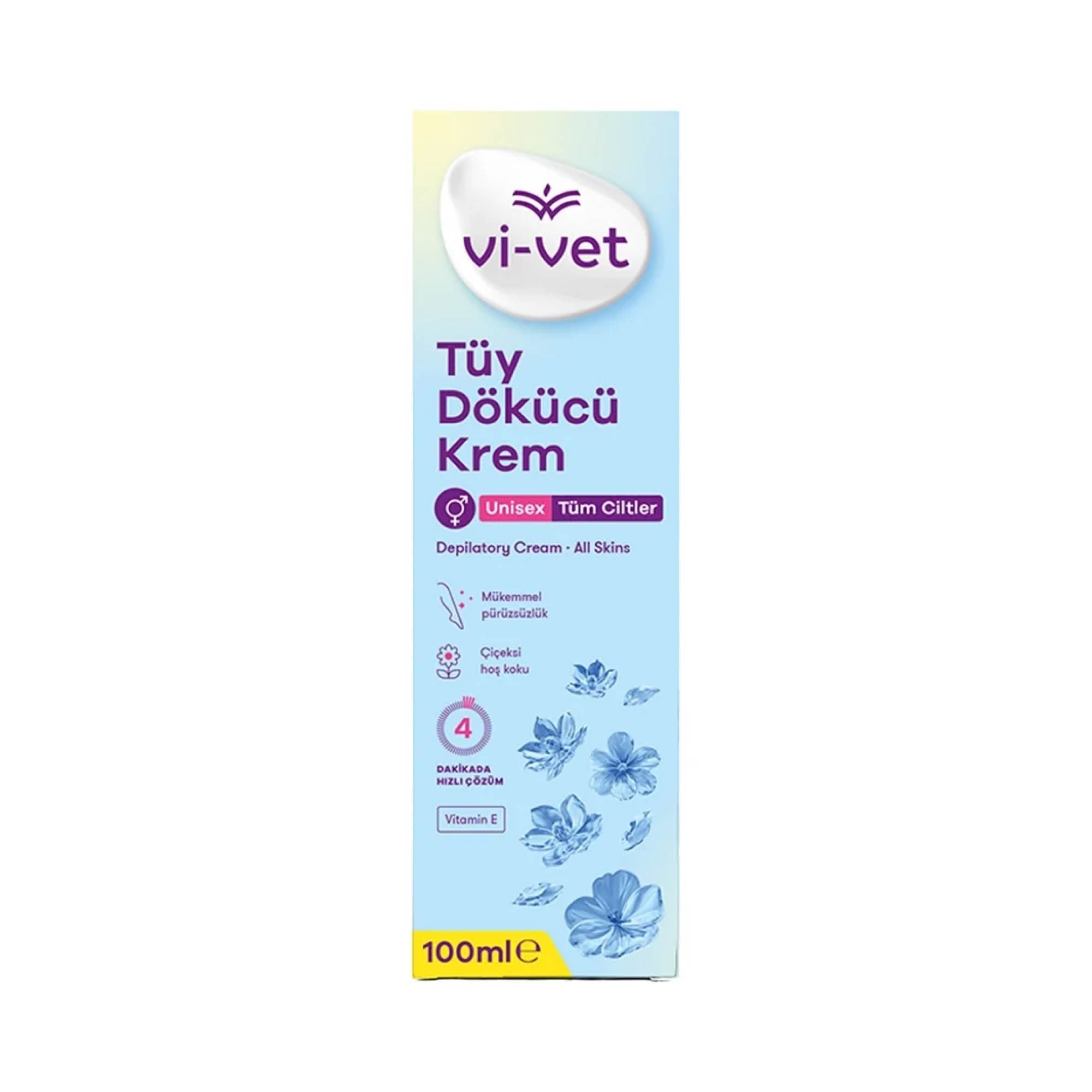 Vivet Tüy Dökücü Krem Unisex 100 ml
