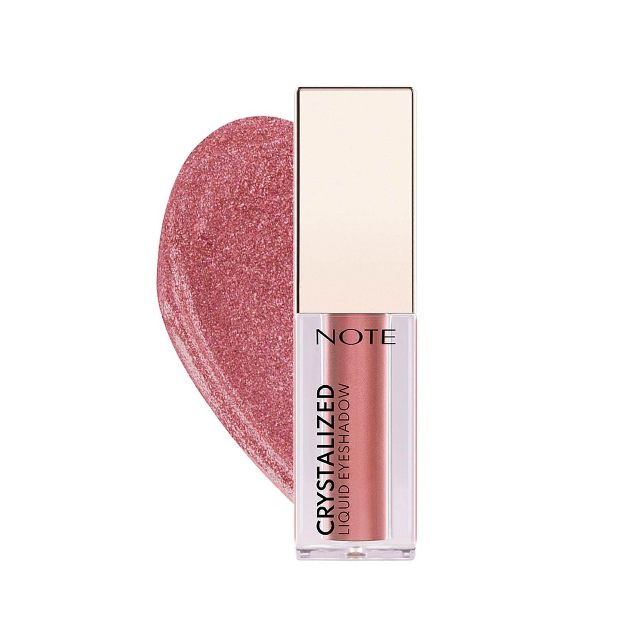  Note Crystalized Liquid Eyeshadow Likit Metalik Göz Farı - 04 Pink Bouquet 