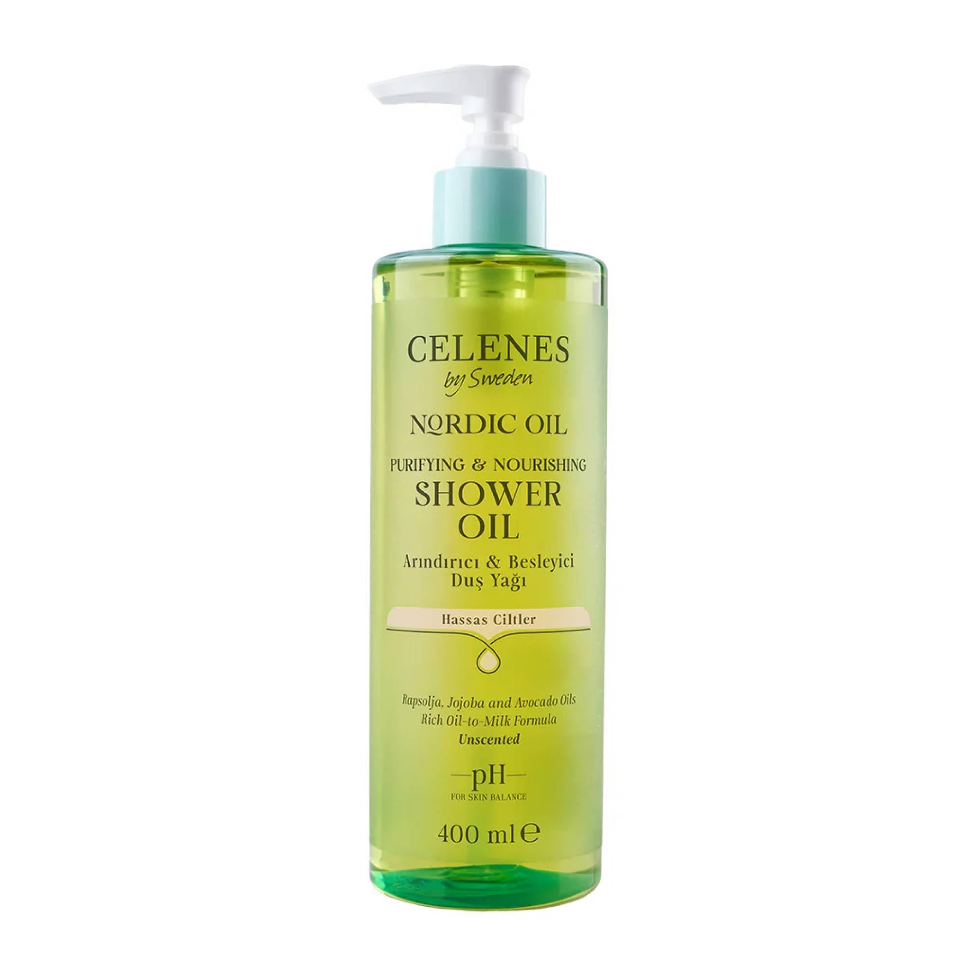 Celenes Nordic Oil Duş Yağı Hassas Ciltler 400ml