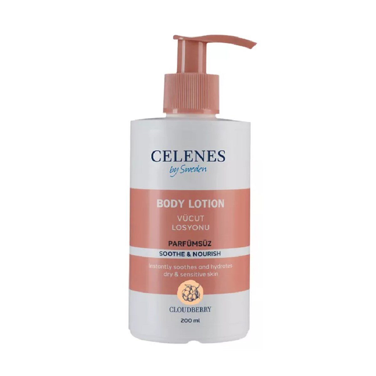Celenes Body Lotion Vücut Losyonu Parfümsüz 200ml
