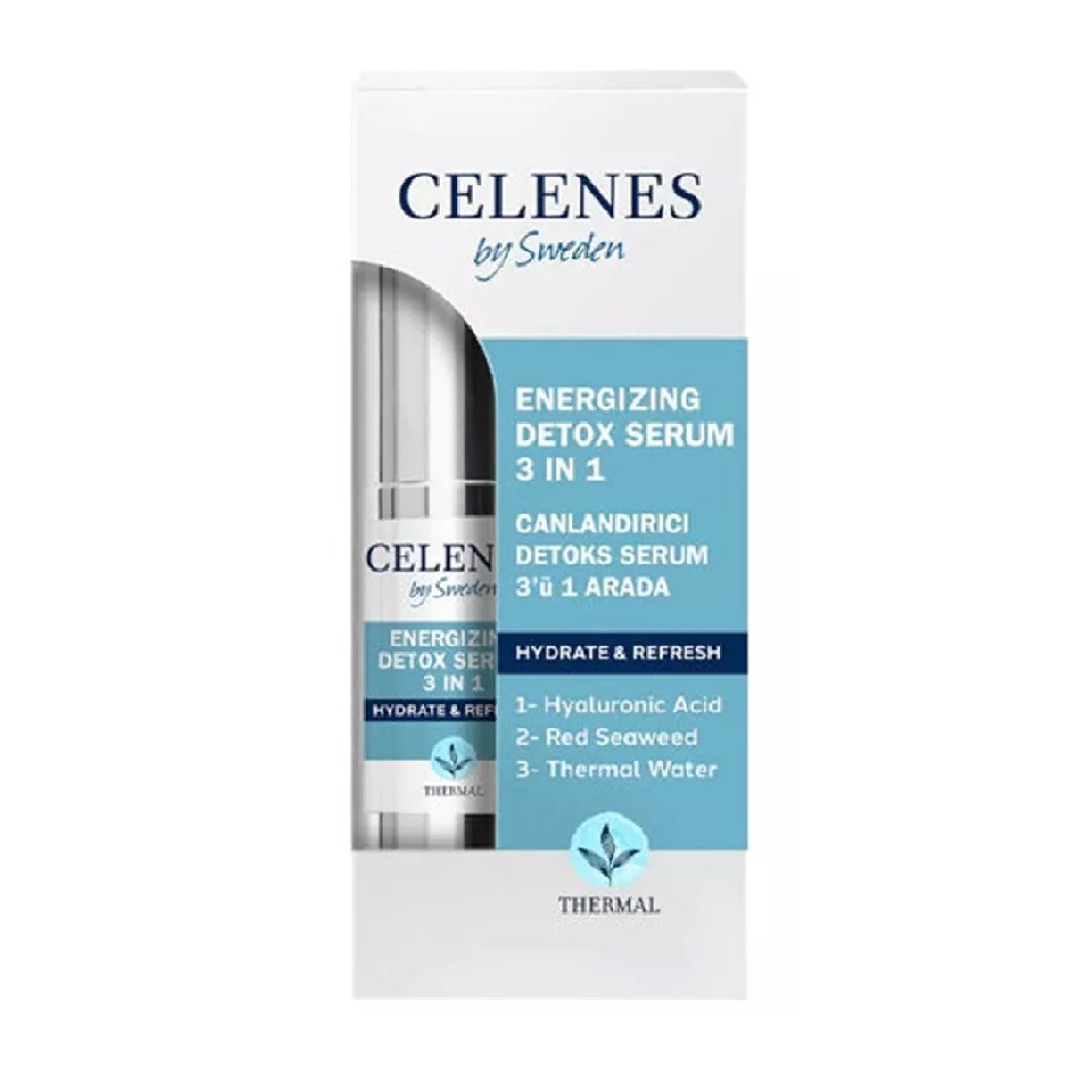 Celenes Canlandırıcı Detox Serum 3'ü1 Arada 30ml