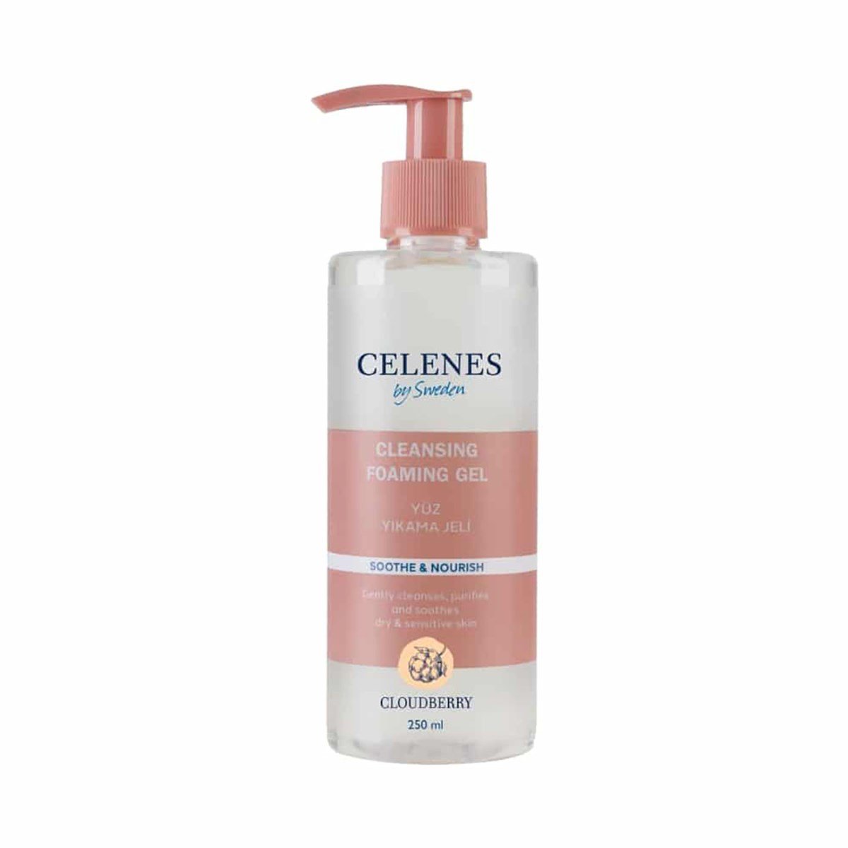 Celenes Cleasıng Foamıng Gel Yüz Yıkama Jeli Kuru ve Hassas Cilt  250ml
