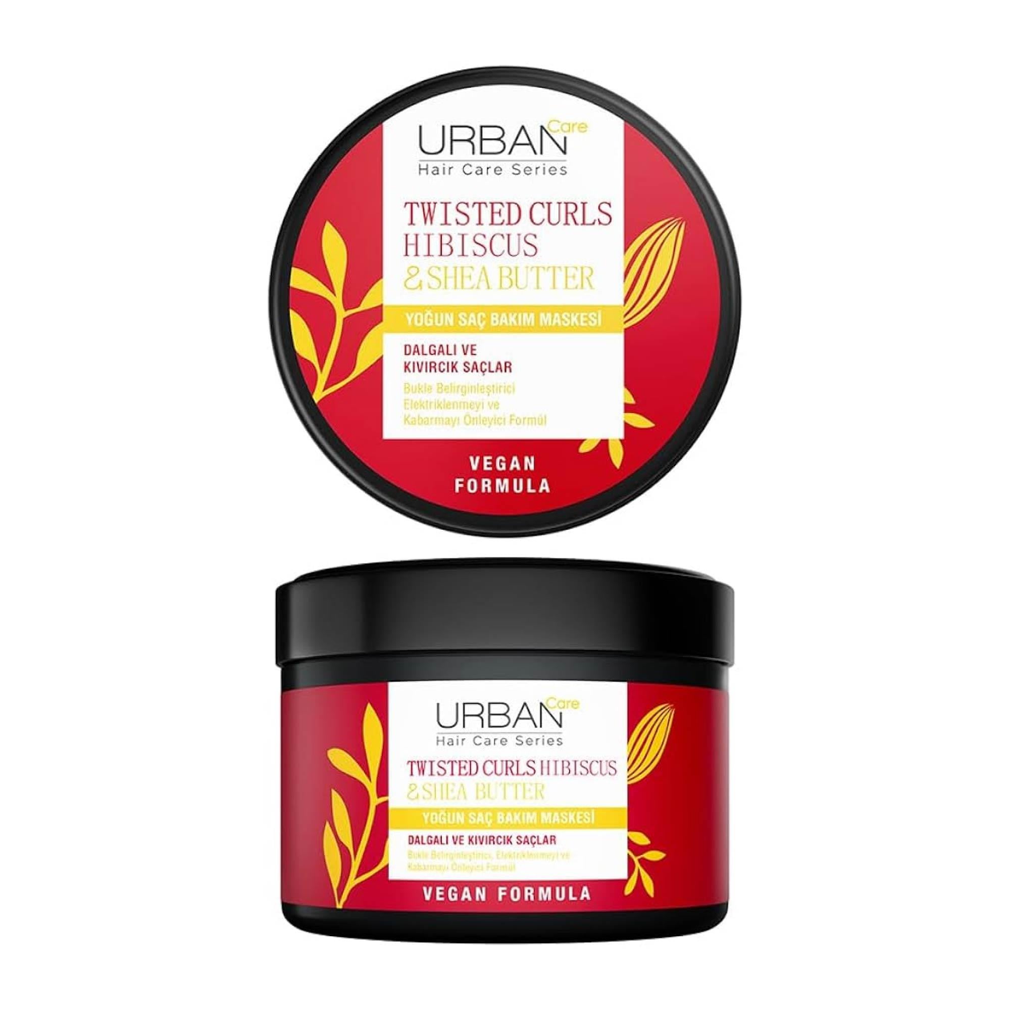 Urban Care Yoğun Saç Maskesi Twisted Curls Hibiscus & Shea Butter Dalgalı ve Kıvırcık Saçlar 230 ml
