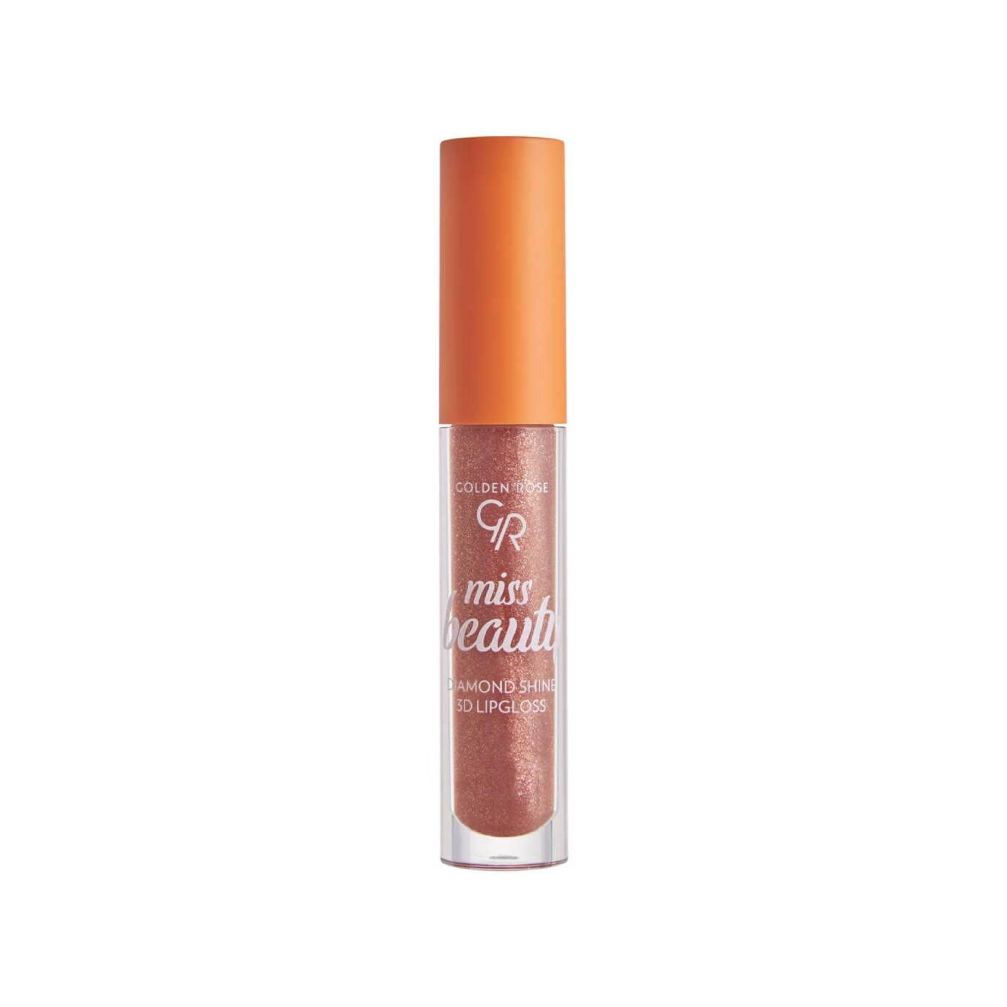Golden Rose Miss Beauty Diamond Shine 3D LipGloss Ruj 03 SunKissed