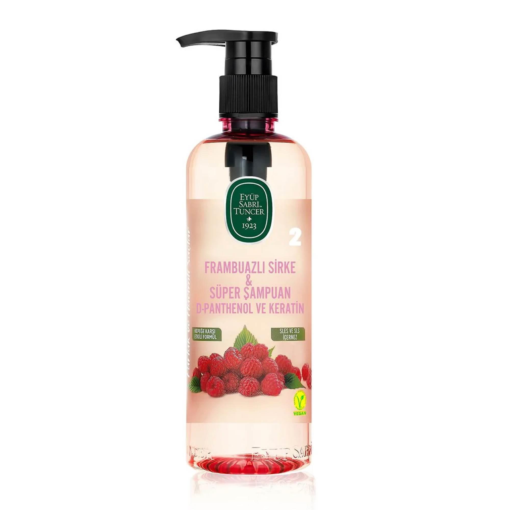 Eyüp Sabri Tuncer Şampuan Frambuazlı Sirke 500 ml