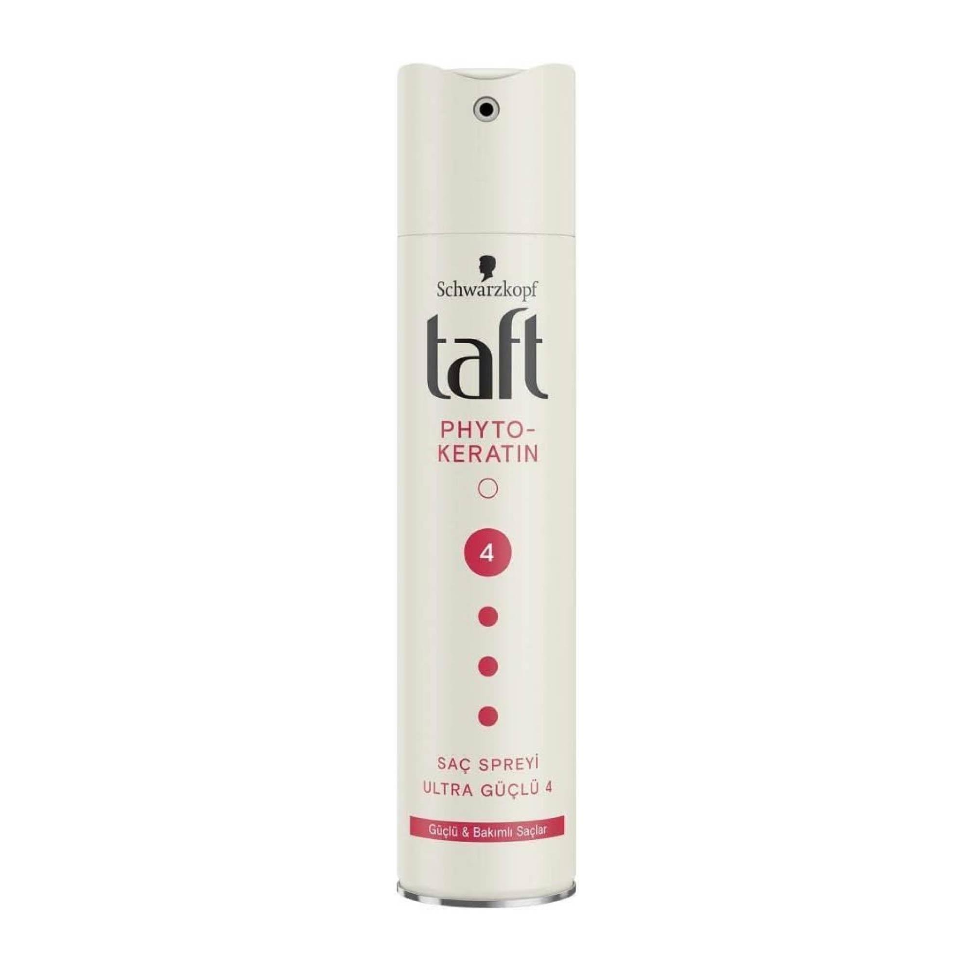 Taft Saç Spreyi Pyhto Keratin 4 Güçlü&Bakımlı Saçlar 250ml