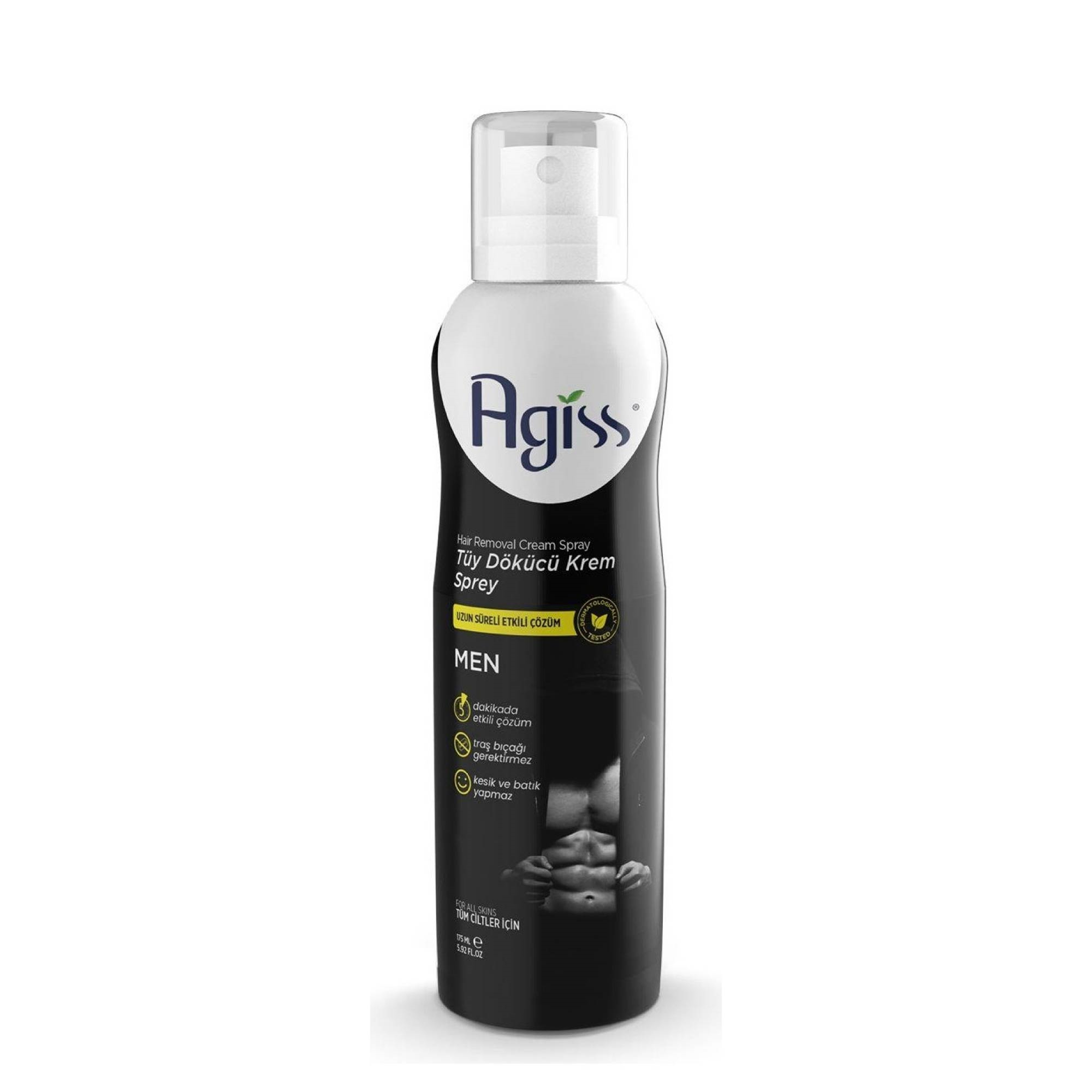 Agiss Tüy Dökücü Krem Sprey Men 175ml