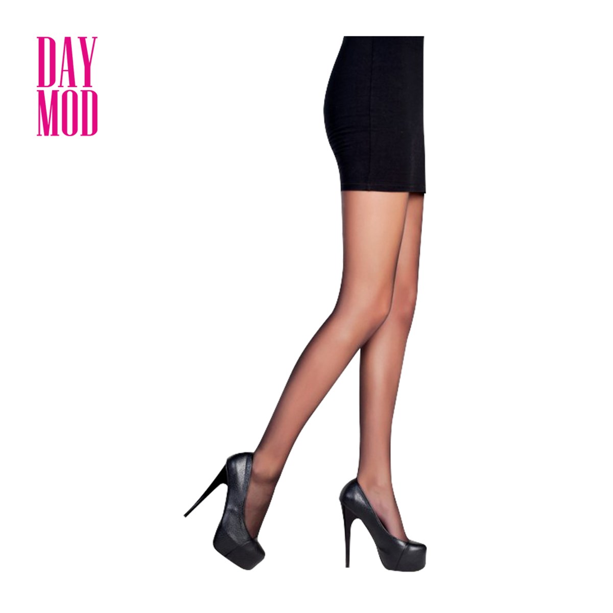DayMod Klasik 20 Den Külotlu Çorap 500/Siyah Beden.3 - Platin
