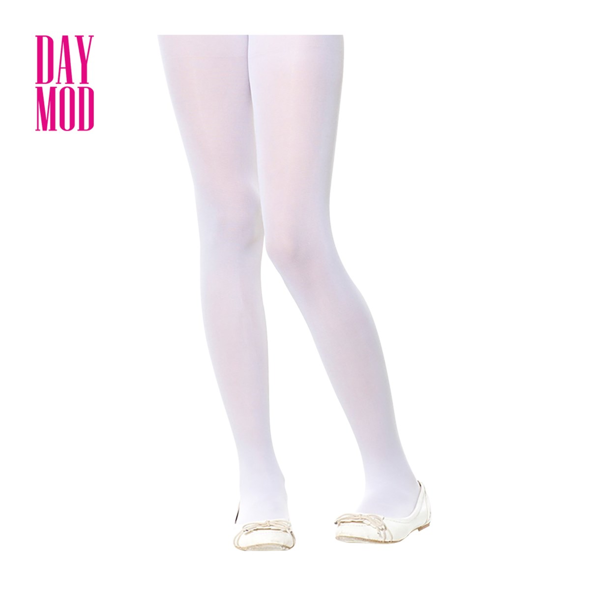 DayMod Mycro 50 Çocuk Külotlu Çorap 10/Beyaz 11-12 Yaş