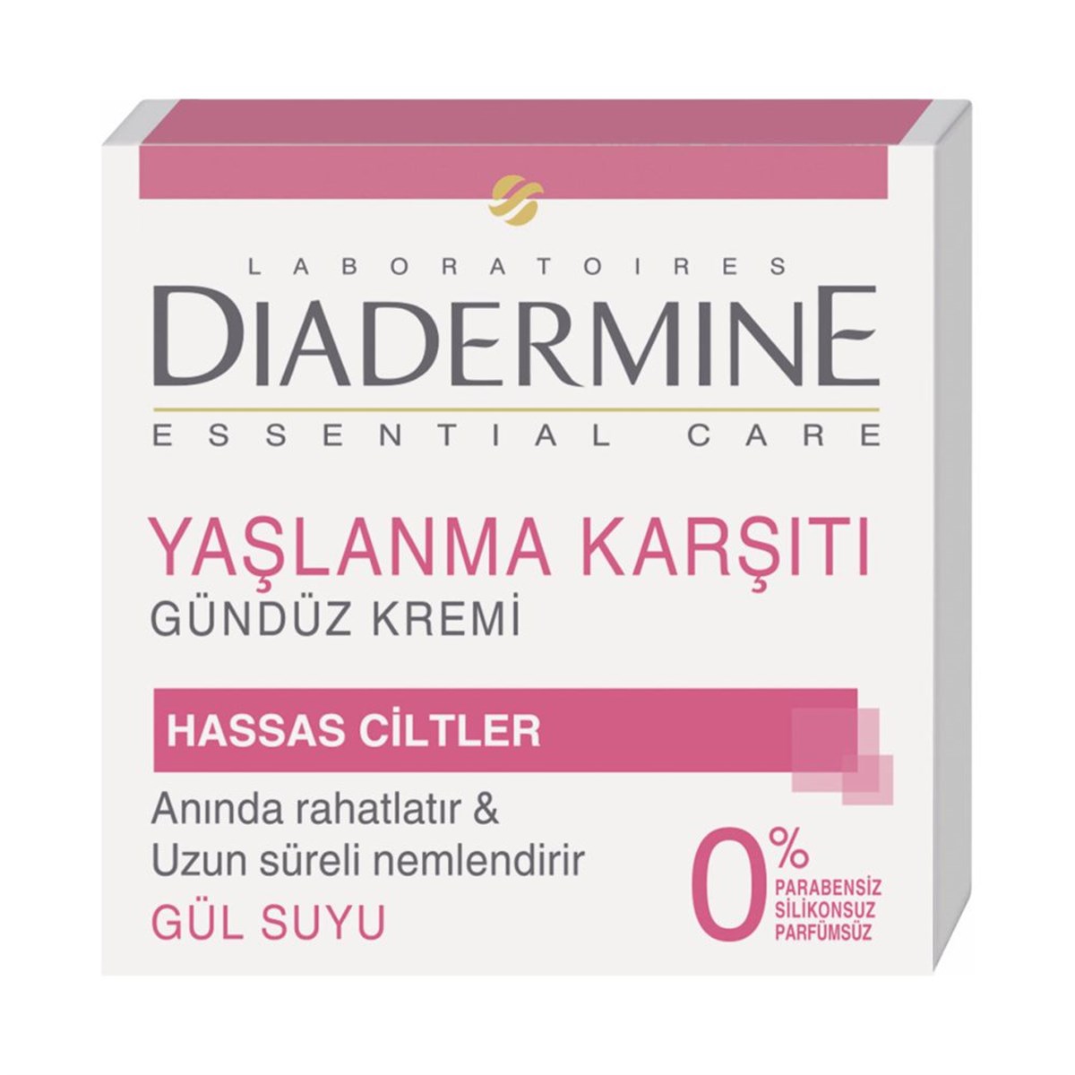 Diadermine Essential High Tolerance Yaşlanma Karşıtı Gündüz Kremi 50 Ml.
