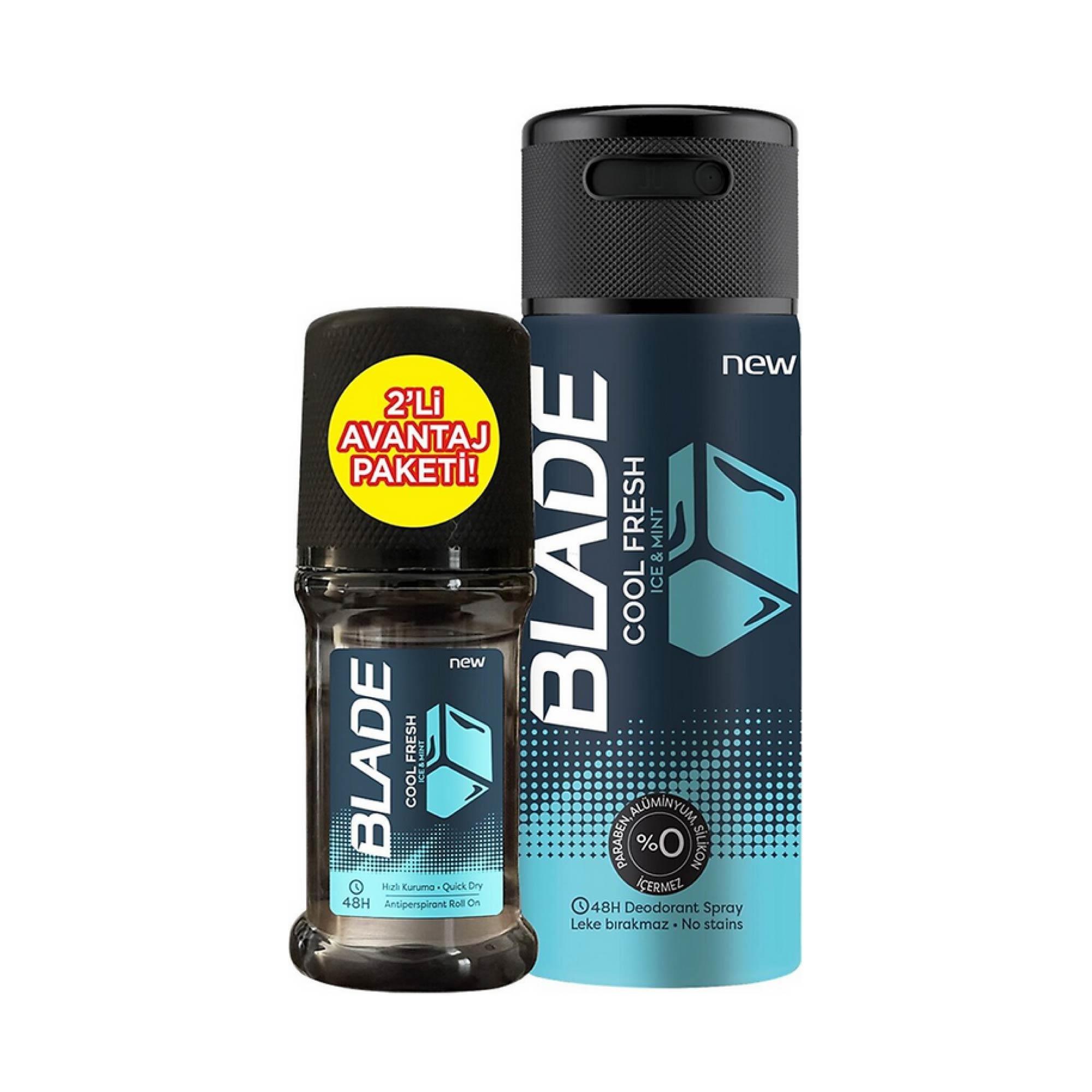 Blade Cool Fresh Deodorant 150 Ml + Roll-on 50 Ml