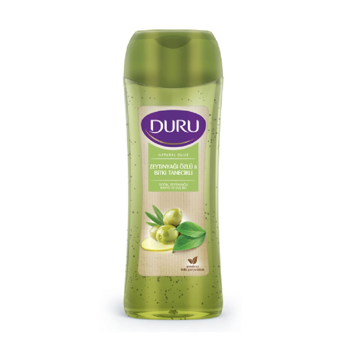 Duru Banyo ve Duş Jeli Zeytinyağı Özlü ve Bitki Tanecikli 450ml