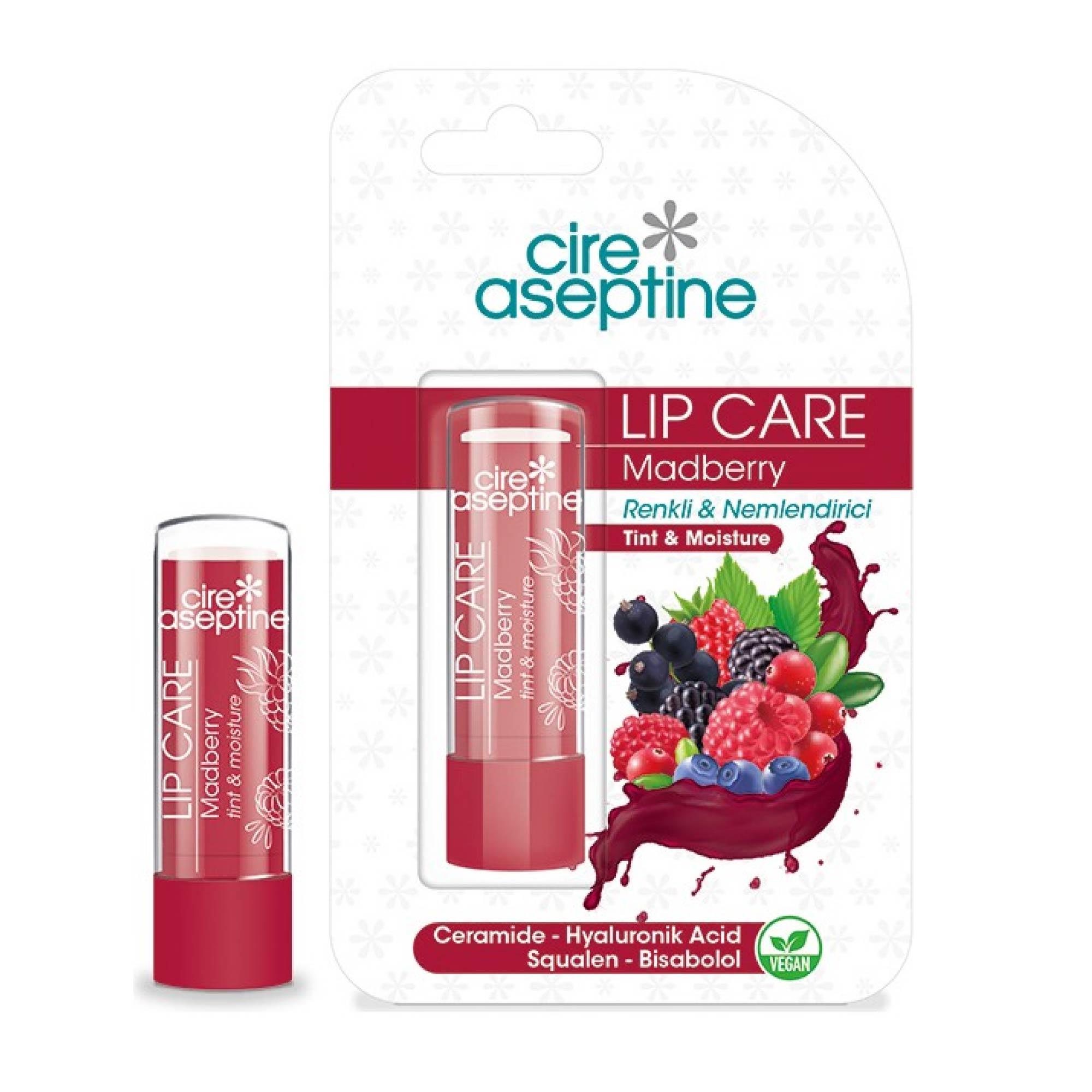 Cire Aseptine Lip Balm-Dudak Balmı Madberry