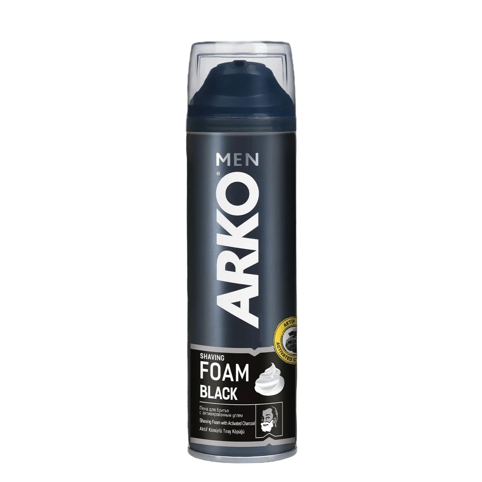 Arko Black Shaving Foam Aktif Kömür Tıraş Köpüğü 200ml
