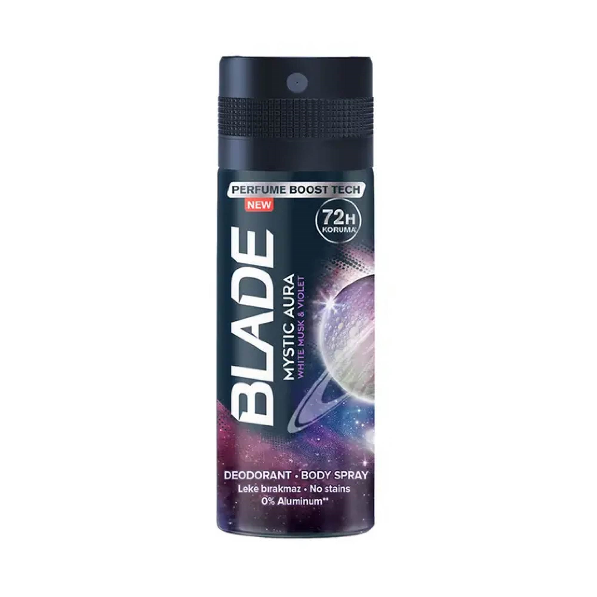 Blade Deodorant Mystic Aura White Musk&Violet Erkek 150ml