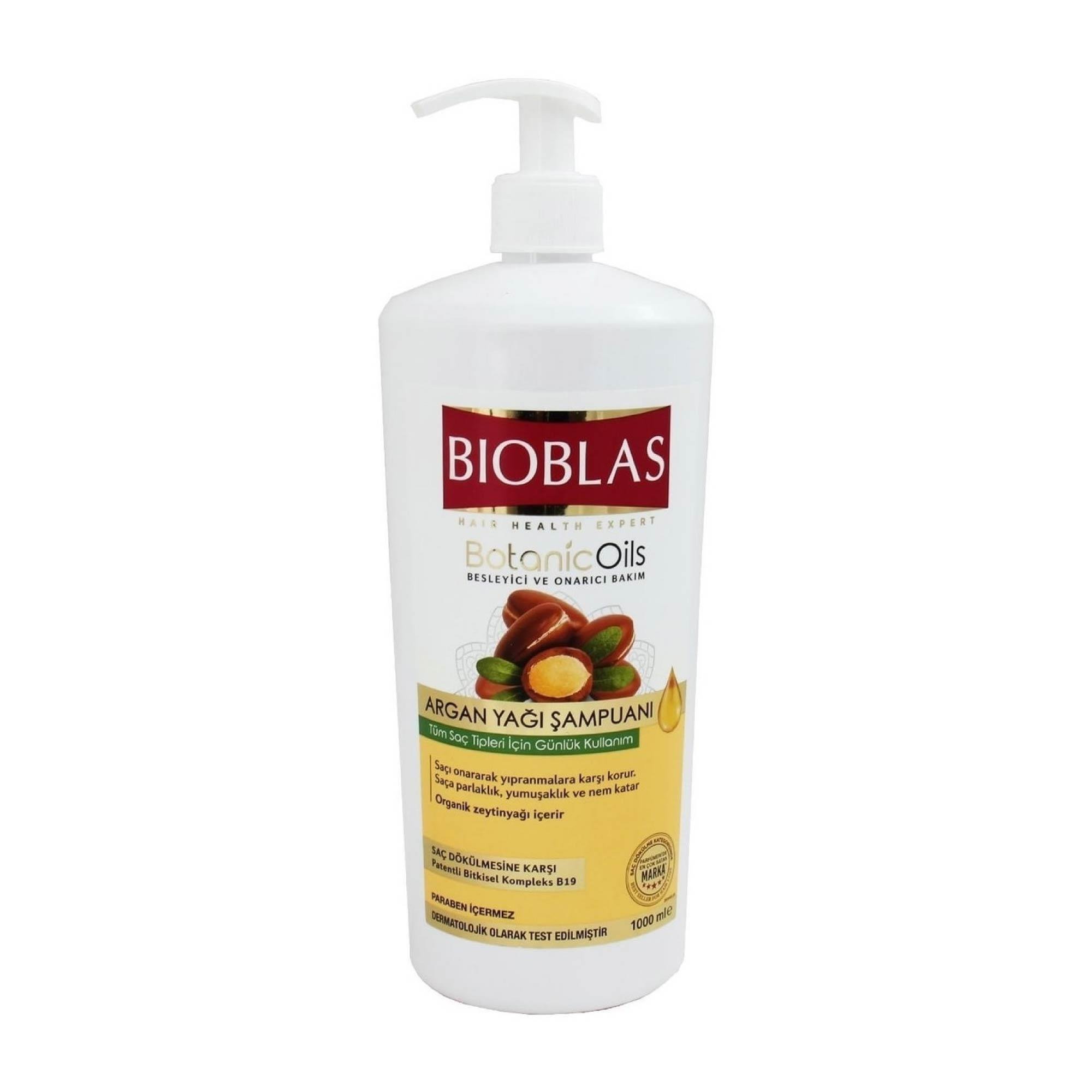 Bioblas Argan Yağlı Şampuan Tüm Saç Tipleri 1000 ml 