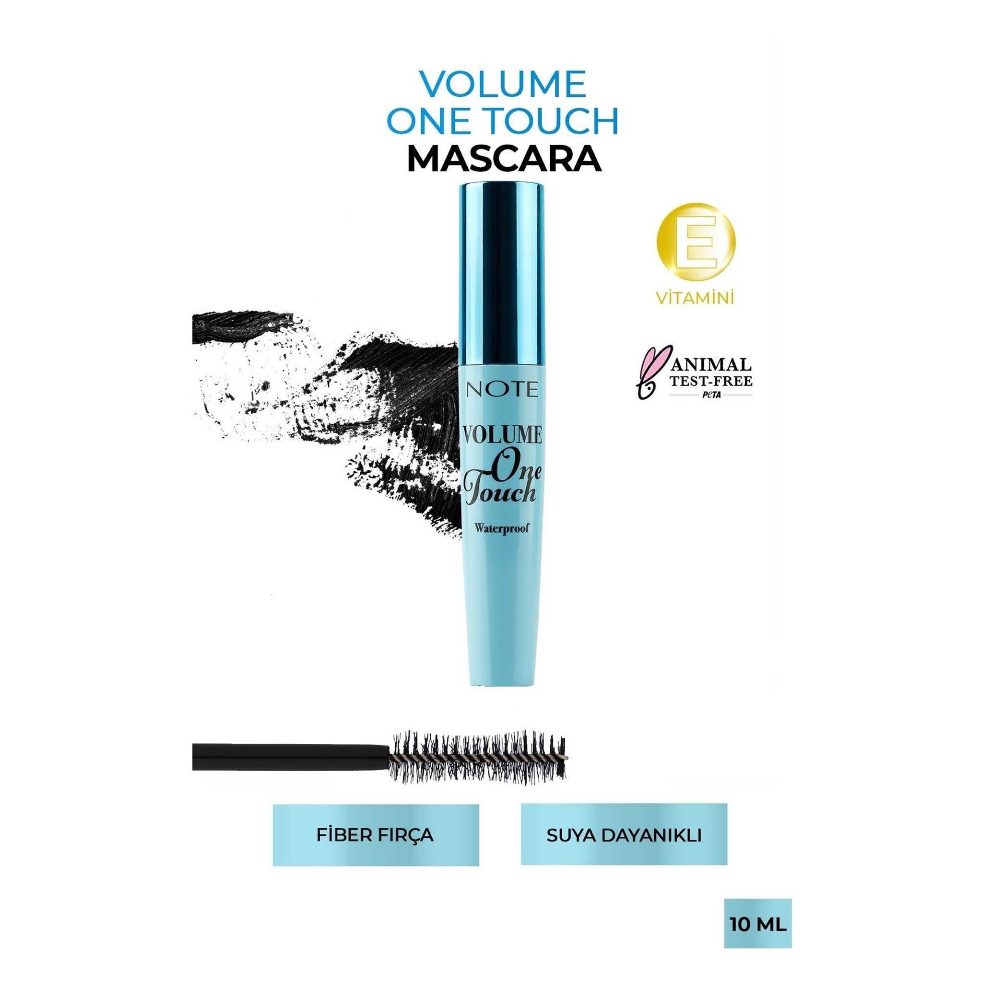 Note Volume One Touch Waterproof Maskara 