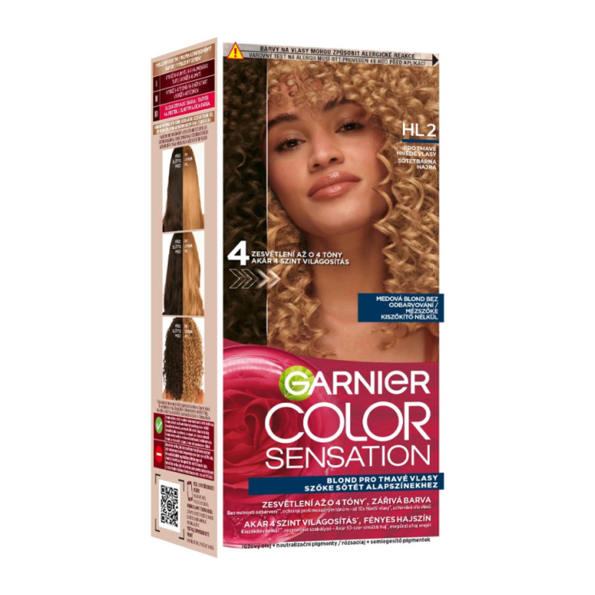 Garnier Çarpıcı Renkler Yoğun Kalıcı Krem Saç Boyası Koyu Sarı HL2