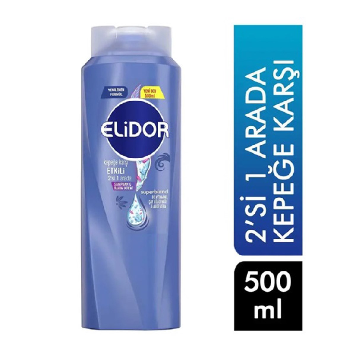 Elidor Şampuan Kepeğe Karşı 2in1 500ml - Platin