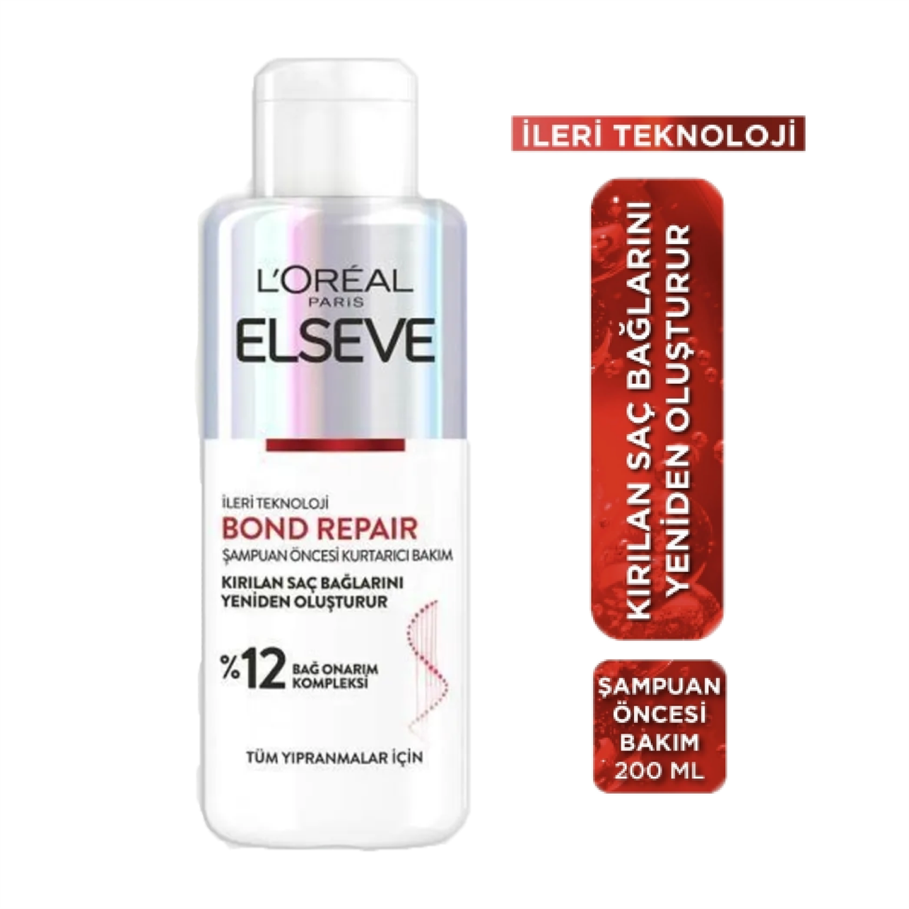 Elseve Şampuan Öncesi Saç Bakım Kremi Bond Repair Sülfatsız 200 ml